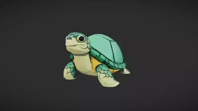 Cartoon turtle