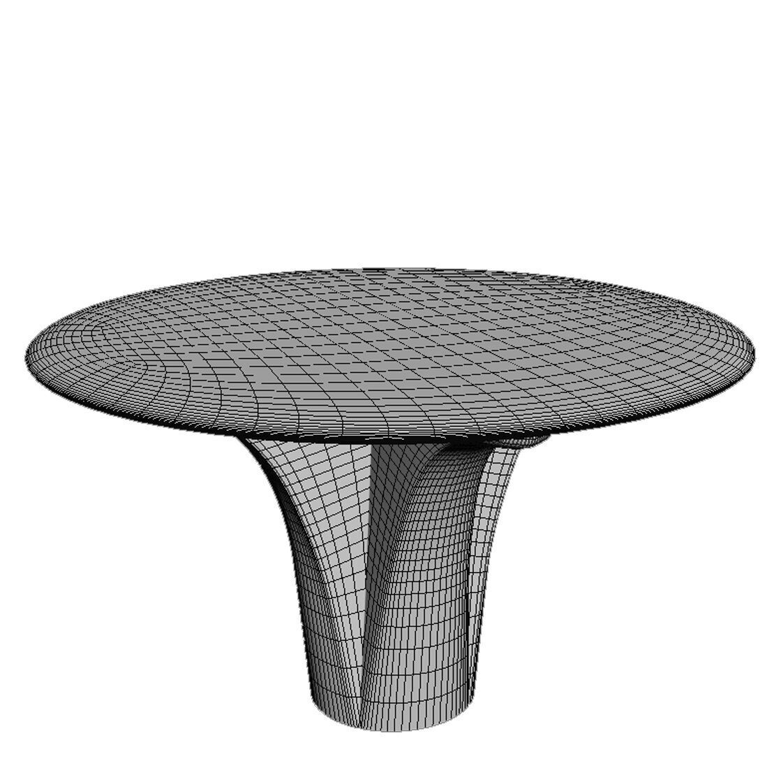 Savio-Ash Round Table by Snoc  3D model_5