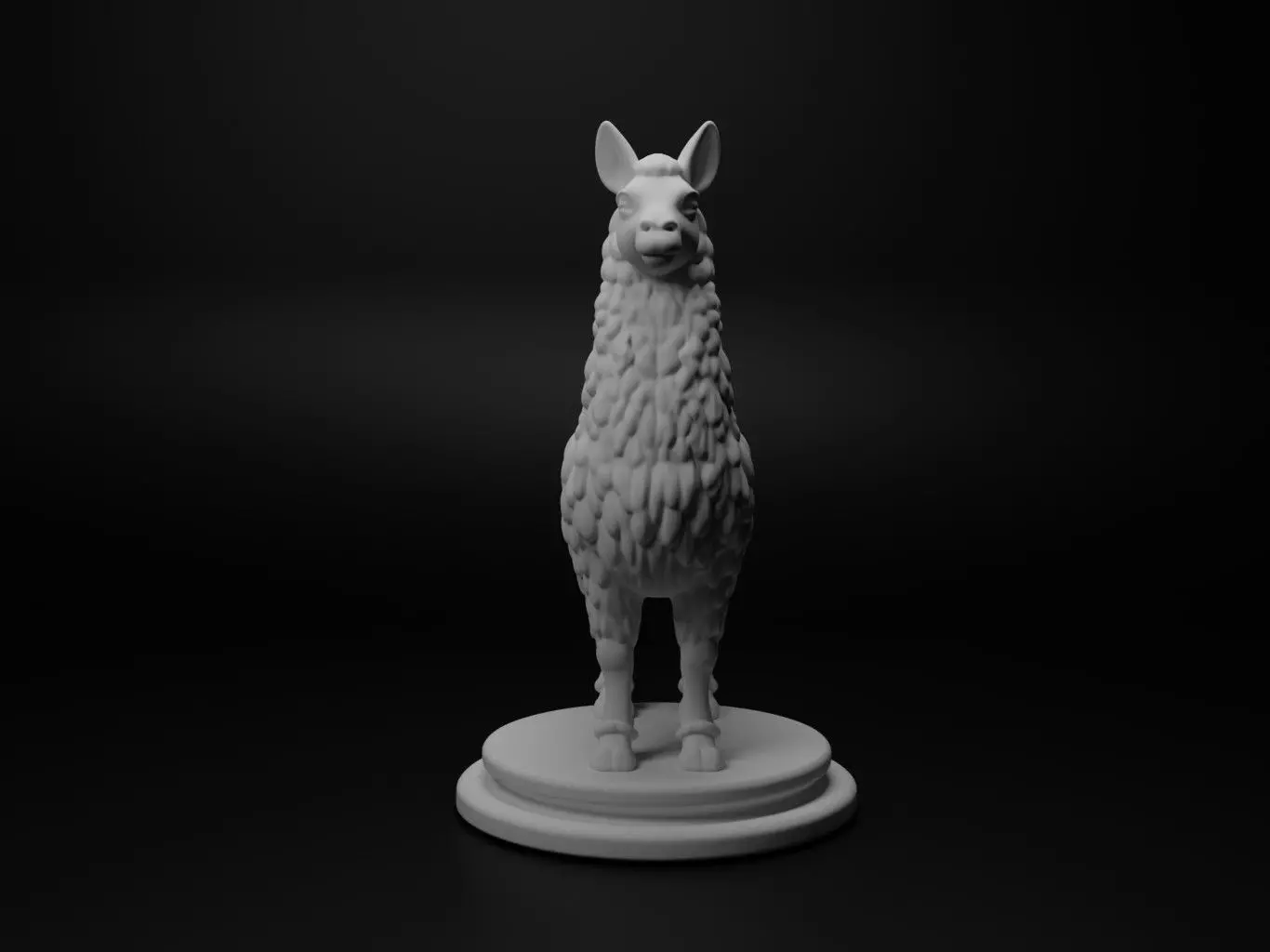 llama Animal Chess 3D print model