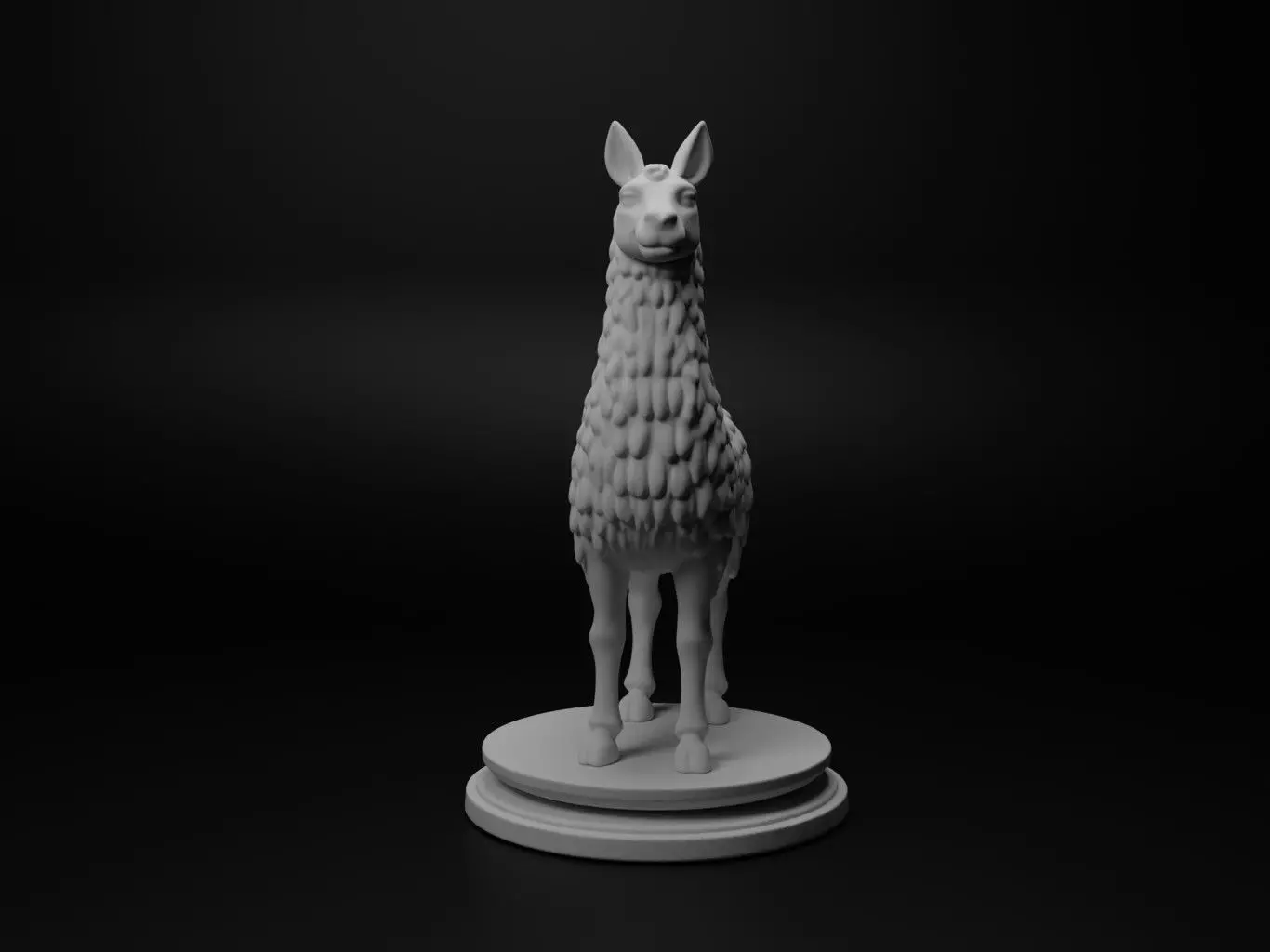 llama Animal Chess 3D print model
