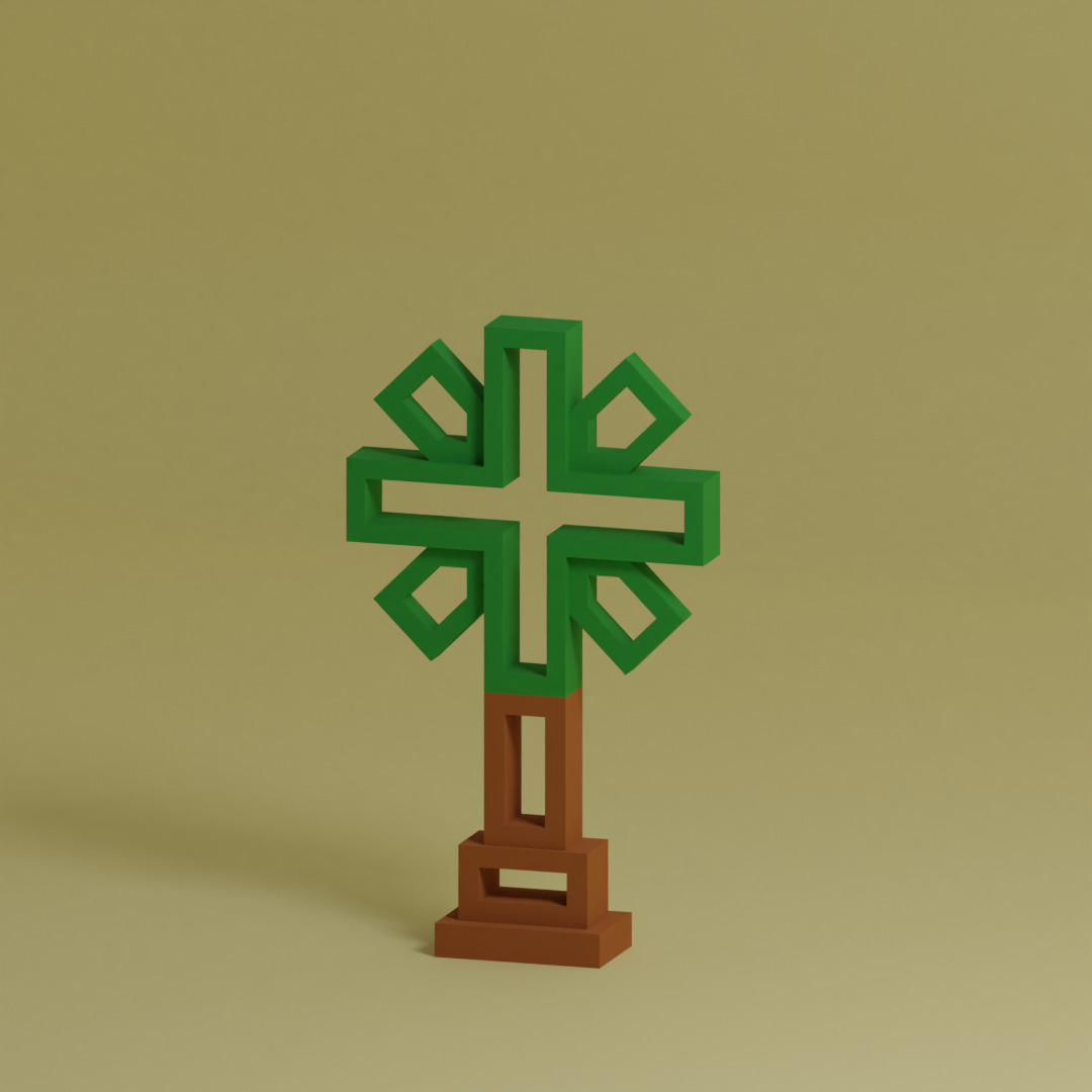 Low Poly Trees Collection - 25 trees pack 8 Low-poly 3D model_28