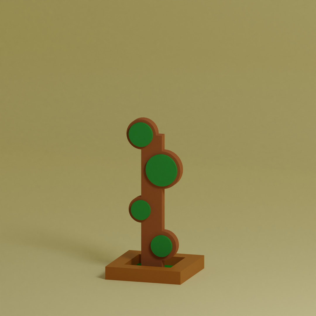 Low Poly Trees Collection - 25 trees pack 8 Low-poly 3D model_12