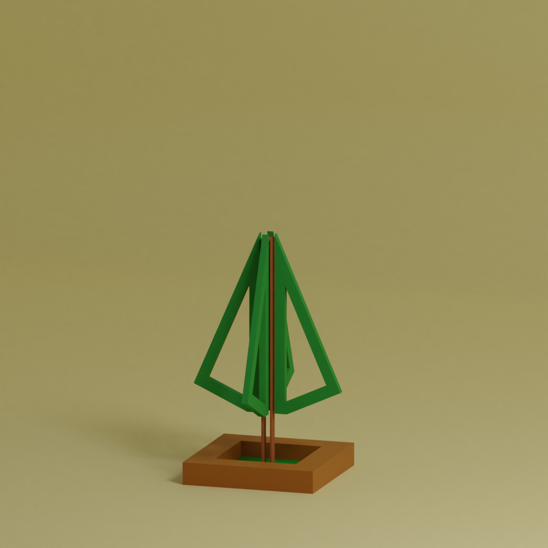 Low Poly Trees Collection - 25 trees pack 8 Low-poly 3D model_9