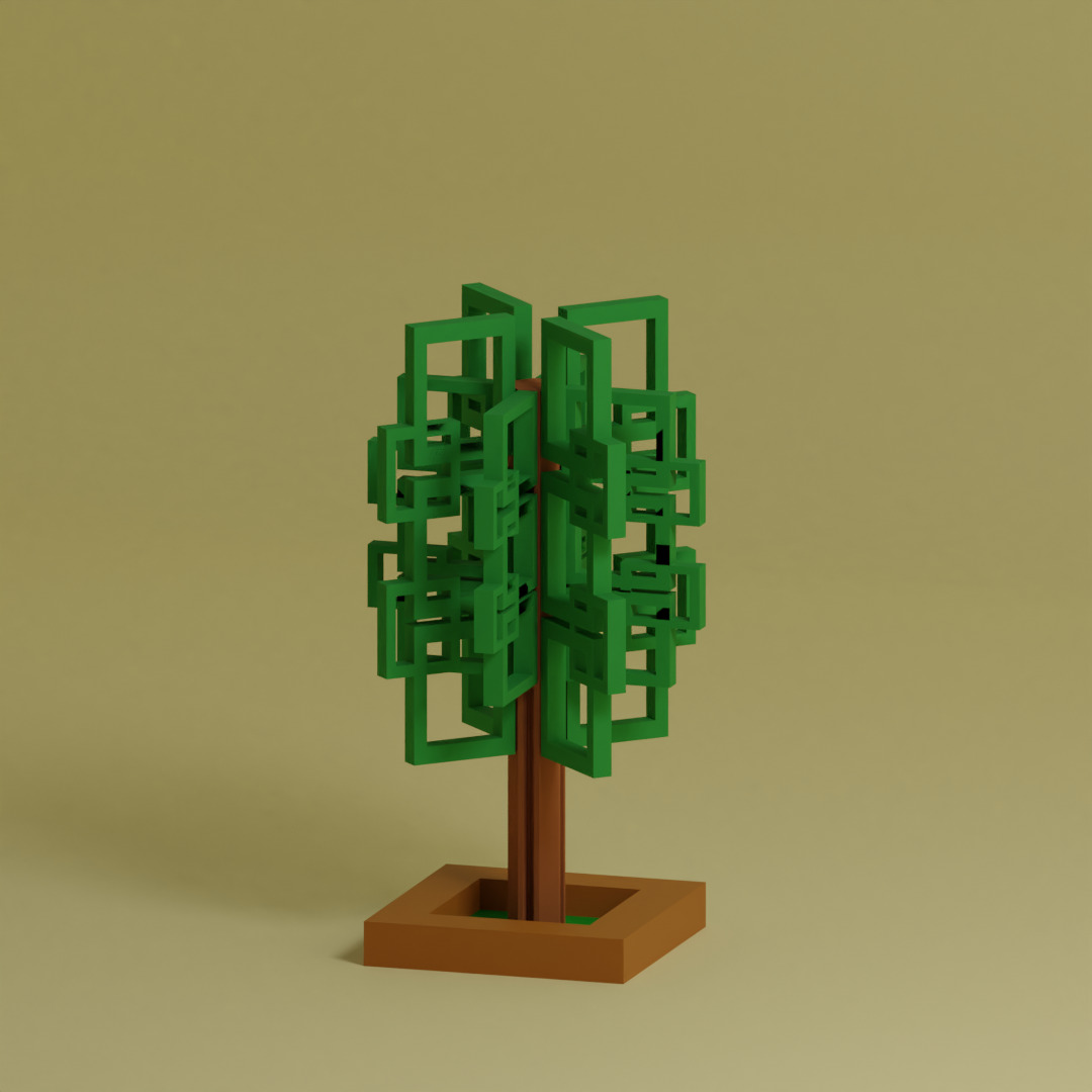 Low Poly Trees Collection - 25 trees pack 8 Low-poly 3D model_29