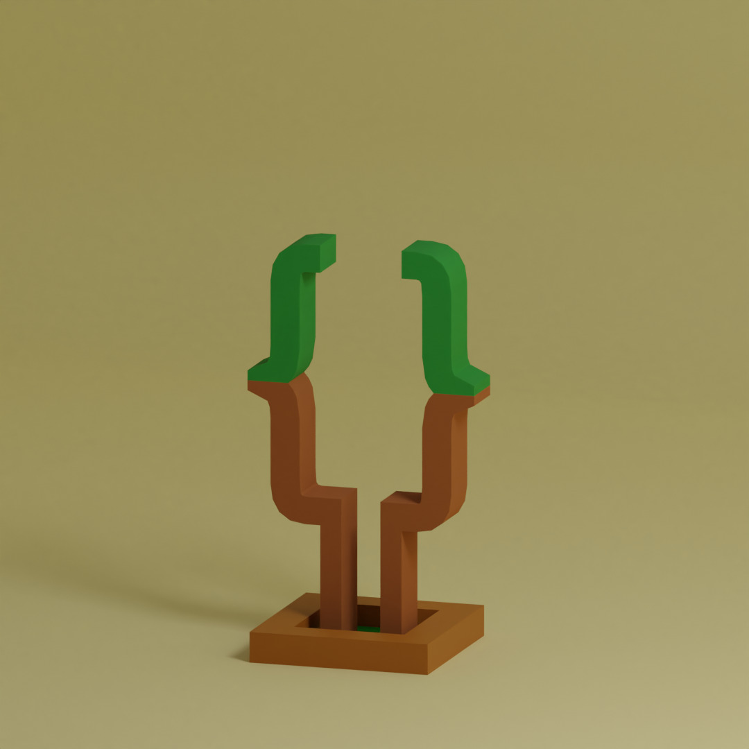 Low Poly Trees Collection - 25 trees pack 8 Low-poly 3D model_13