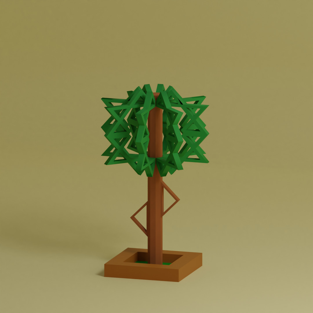 Low Poly Trees Collection - 25 trees pack 8 Low-poly 3D model_30