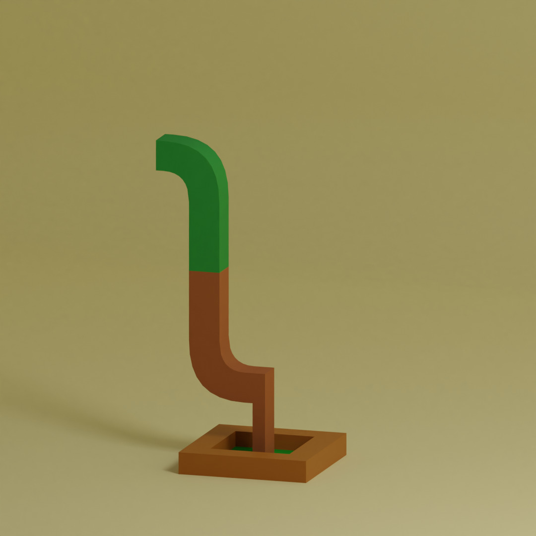 Low Poly Trees Collection - 25 trees pack 8 Low-poly 3D model_8