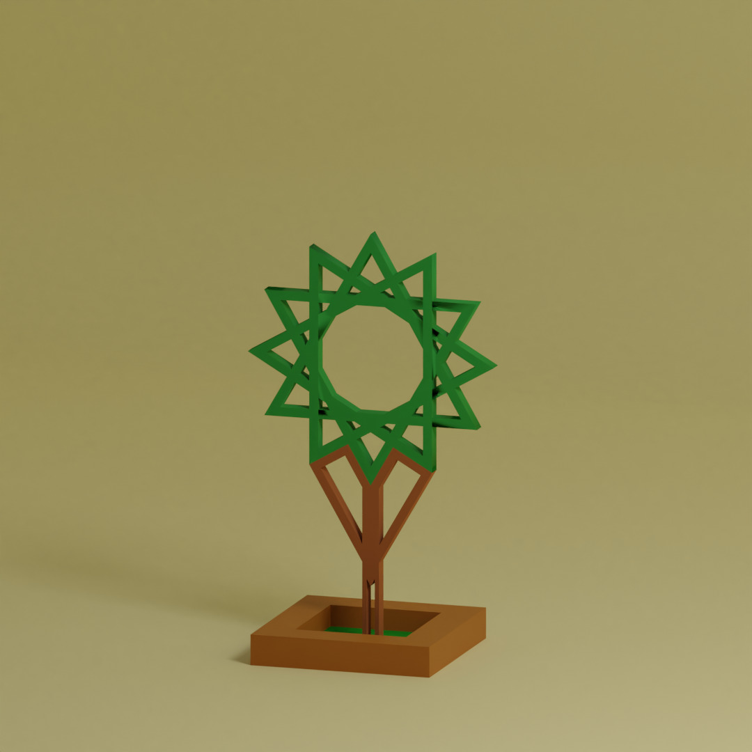 Low Poly Trees Collection - 25 trees pack 8 Low-poly 3D model_21