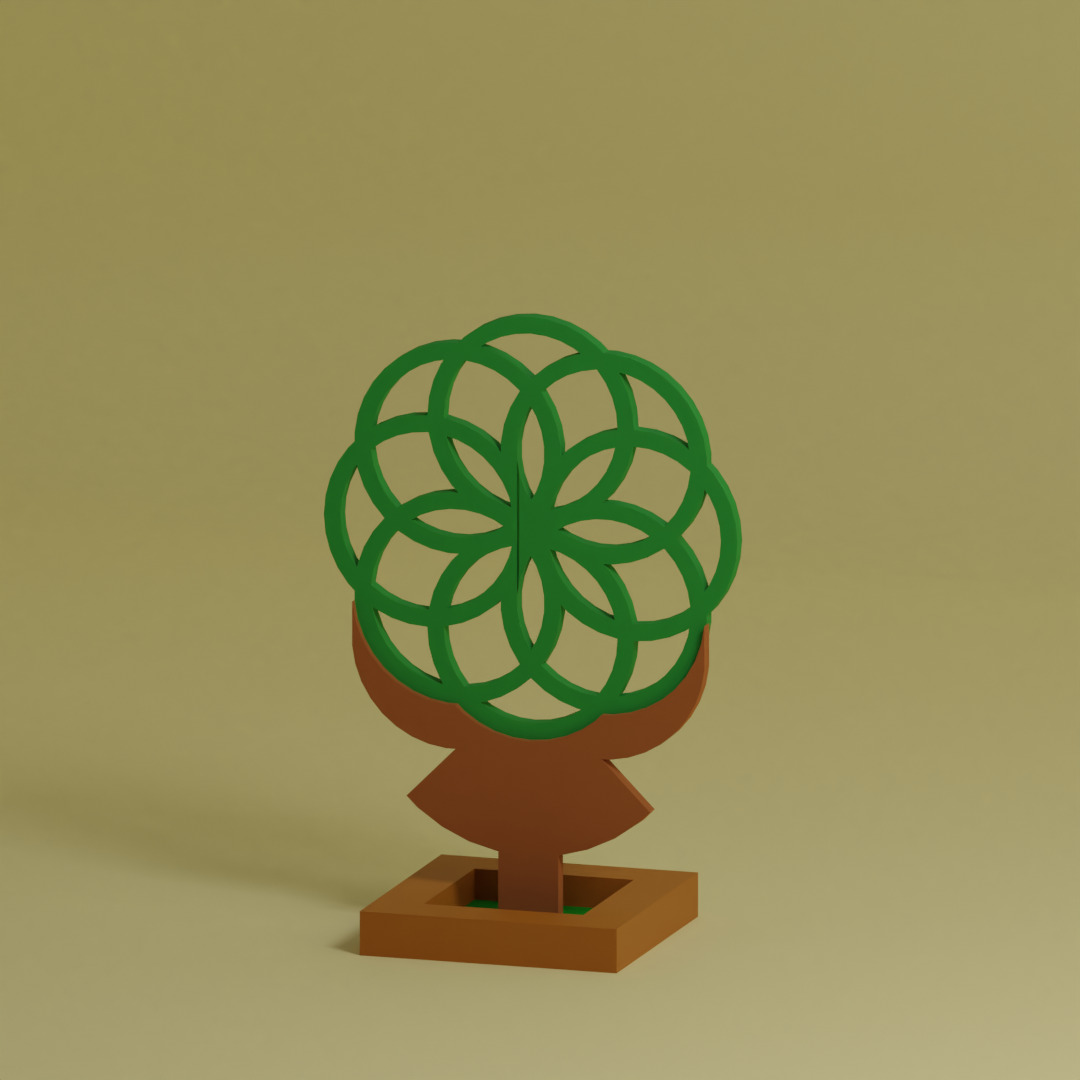 Low Poly Trees Collection - 25 trees pack 8 Low-poly 3D model_23