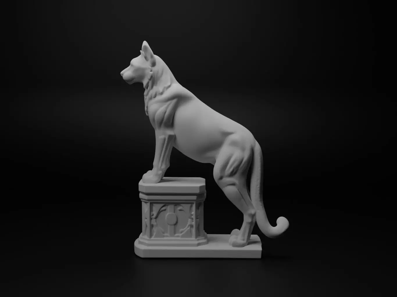 lynx Animal Chess 3D print model