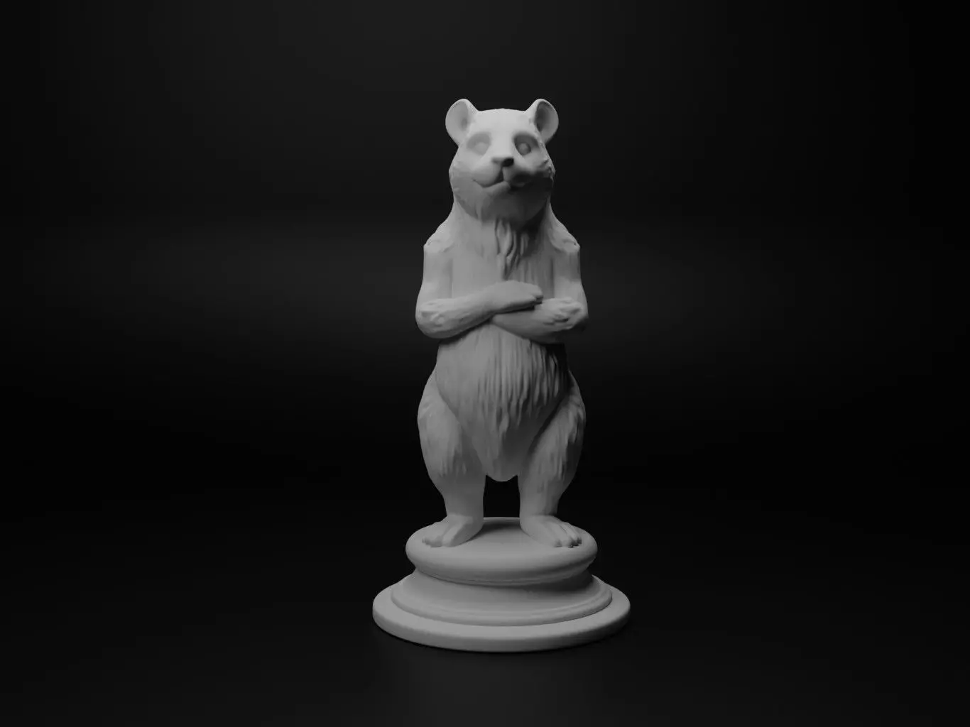 marmoset Animal Chess 3D print model_0