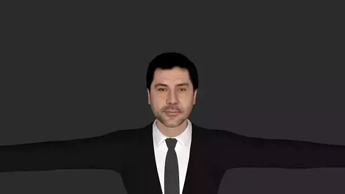 Javier Bardem Hyper Realistic Full Body  Rigged 3D Character