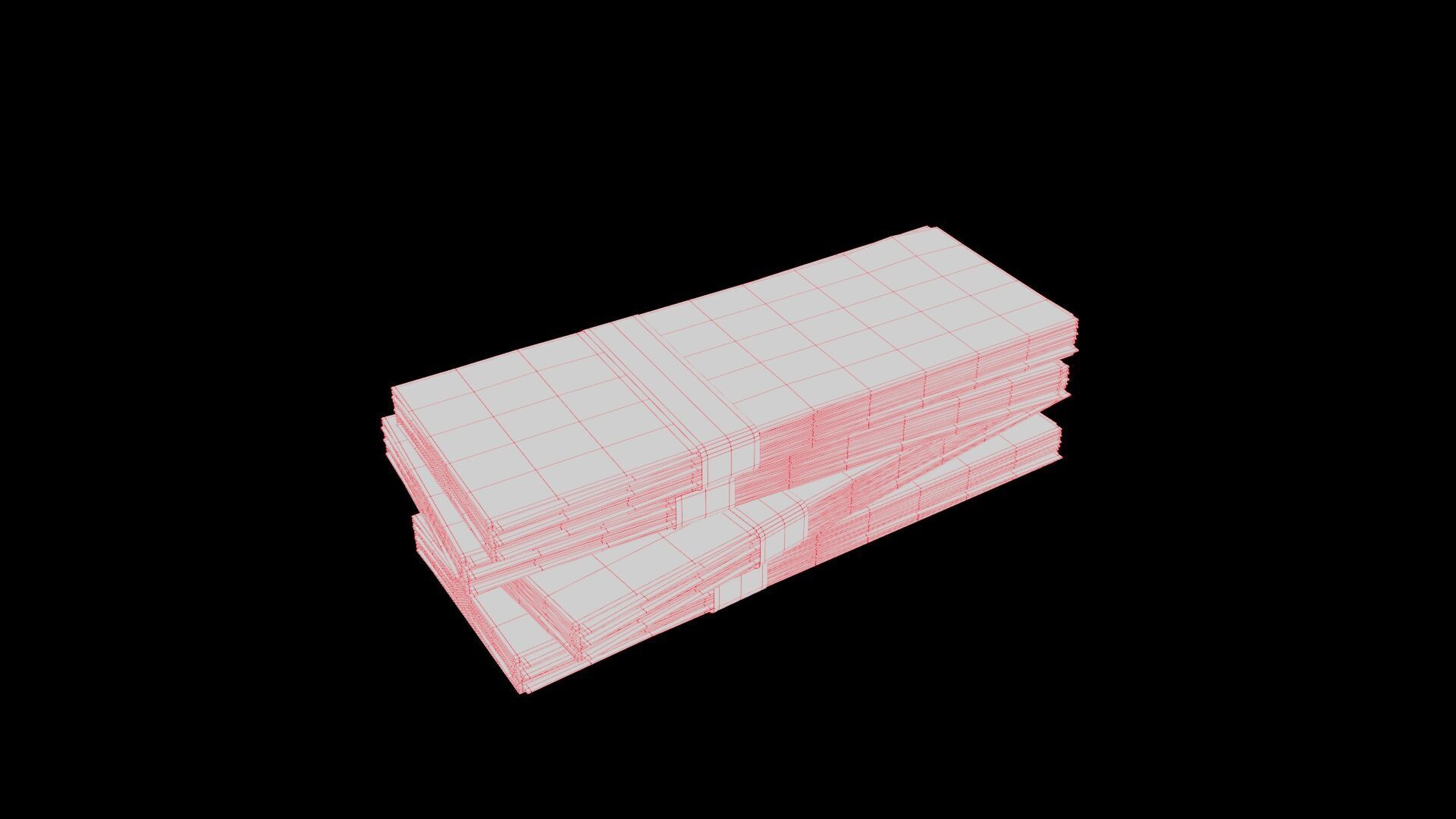 5 Chinese renminbi CNH Currency Low-poly 3D model_6