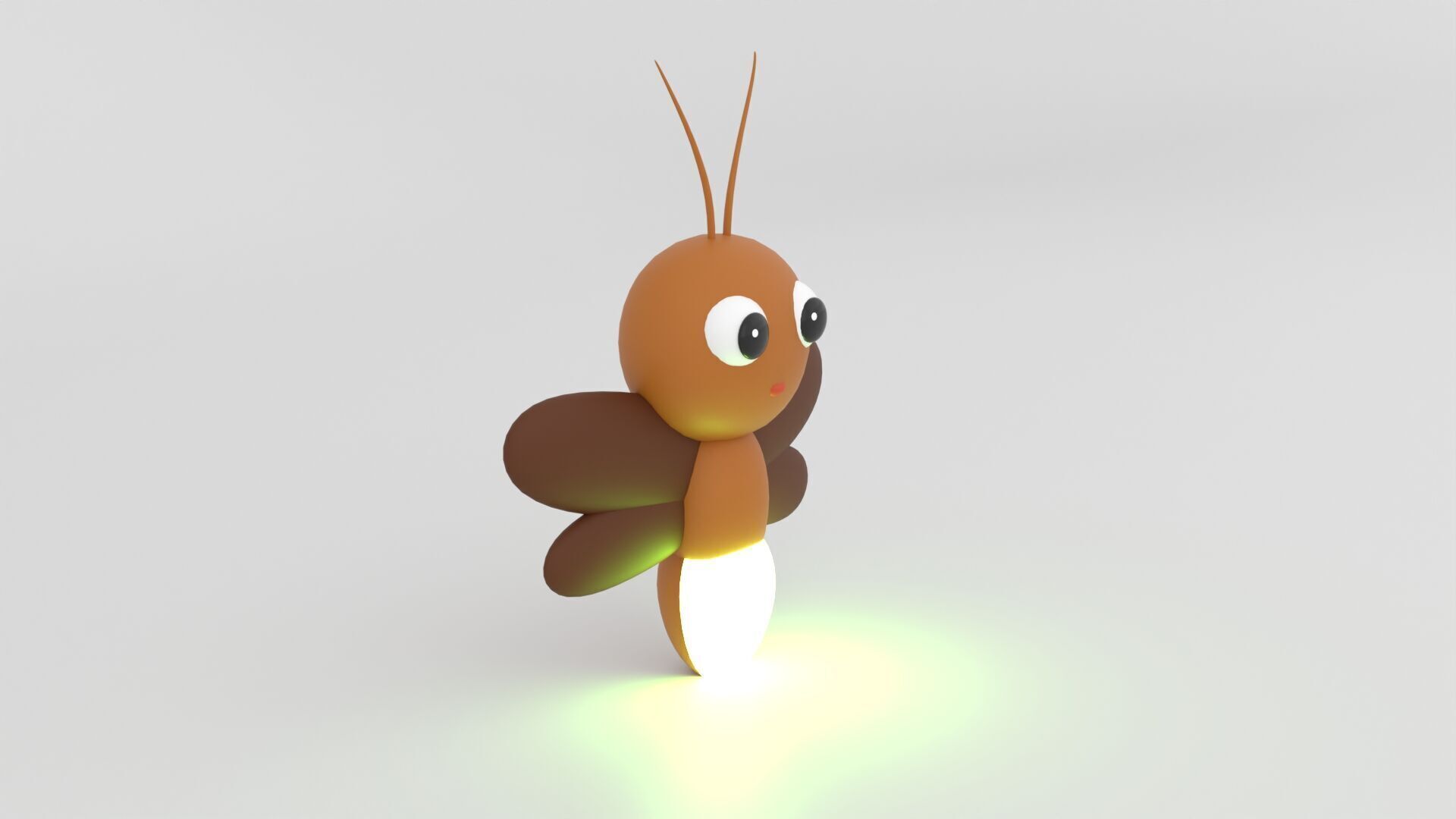 Firefly Low Poly 3D Model Low-poly 3D model_1