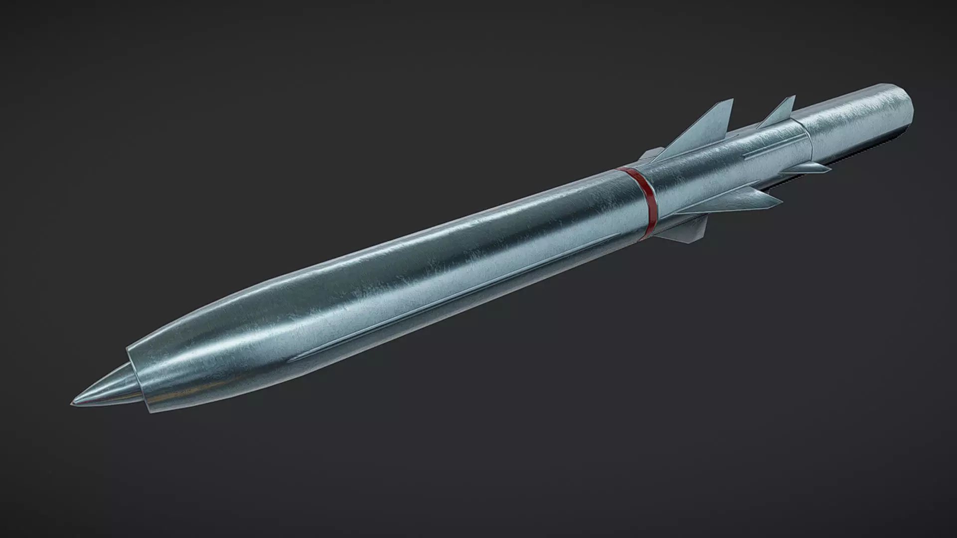 Cruise Missile New Sample Free low-poly 3D model