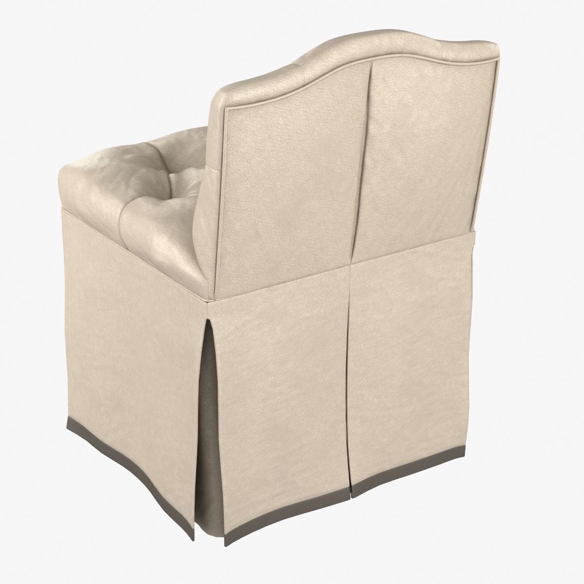 Cameron collection MCKENZIE VANITY STOOL 3D model_3