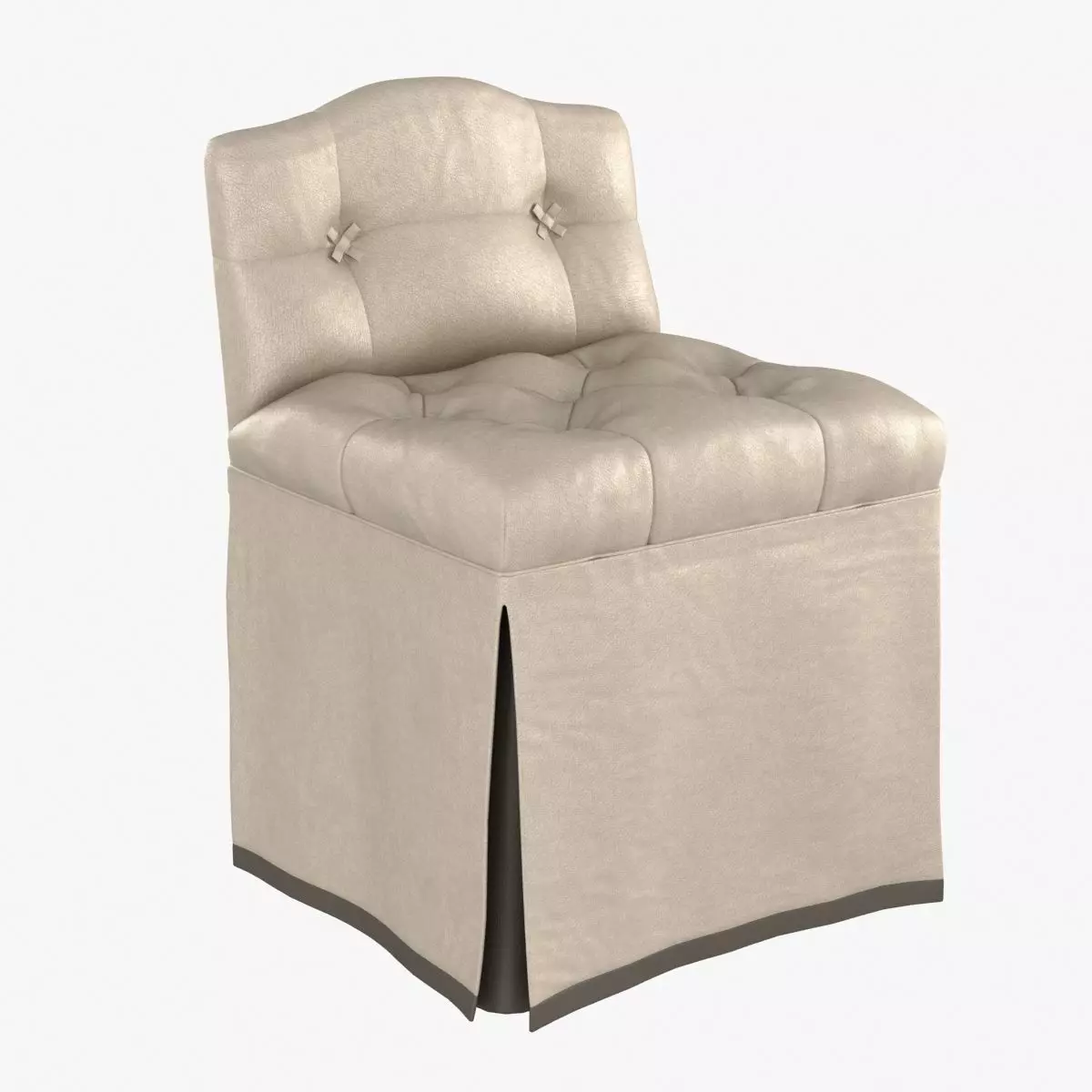 Cameron collection MCKENZIE VANITY STOOL 3D model_0