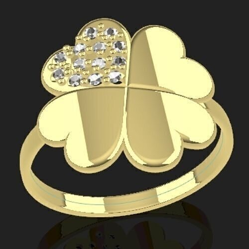 clover ring Free 3D print model