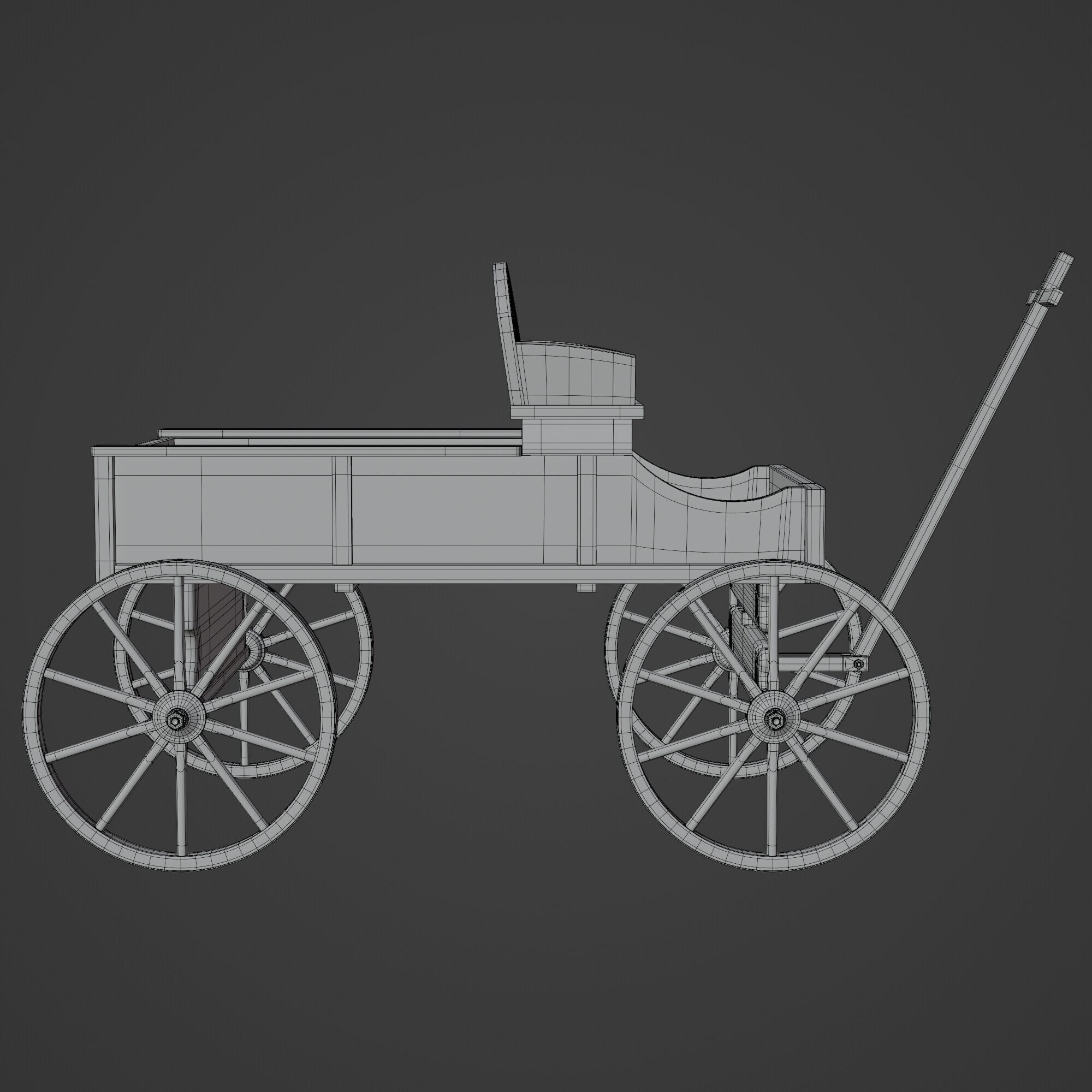Carriage 3D model_9