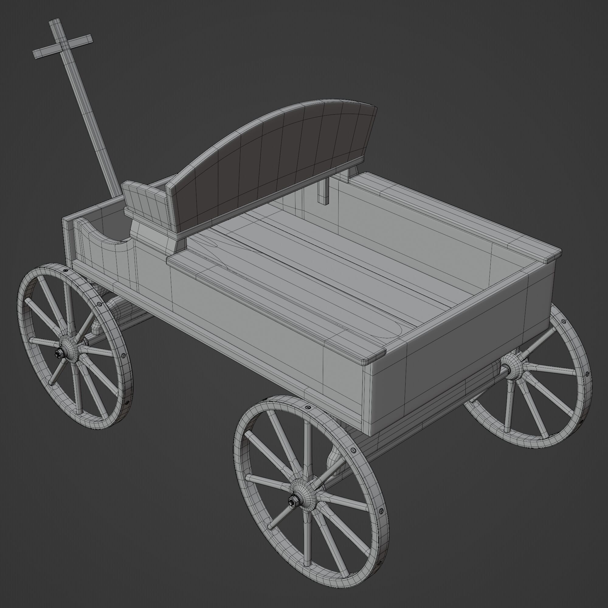 Carriage 3D model_12
