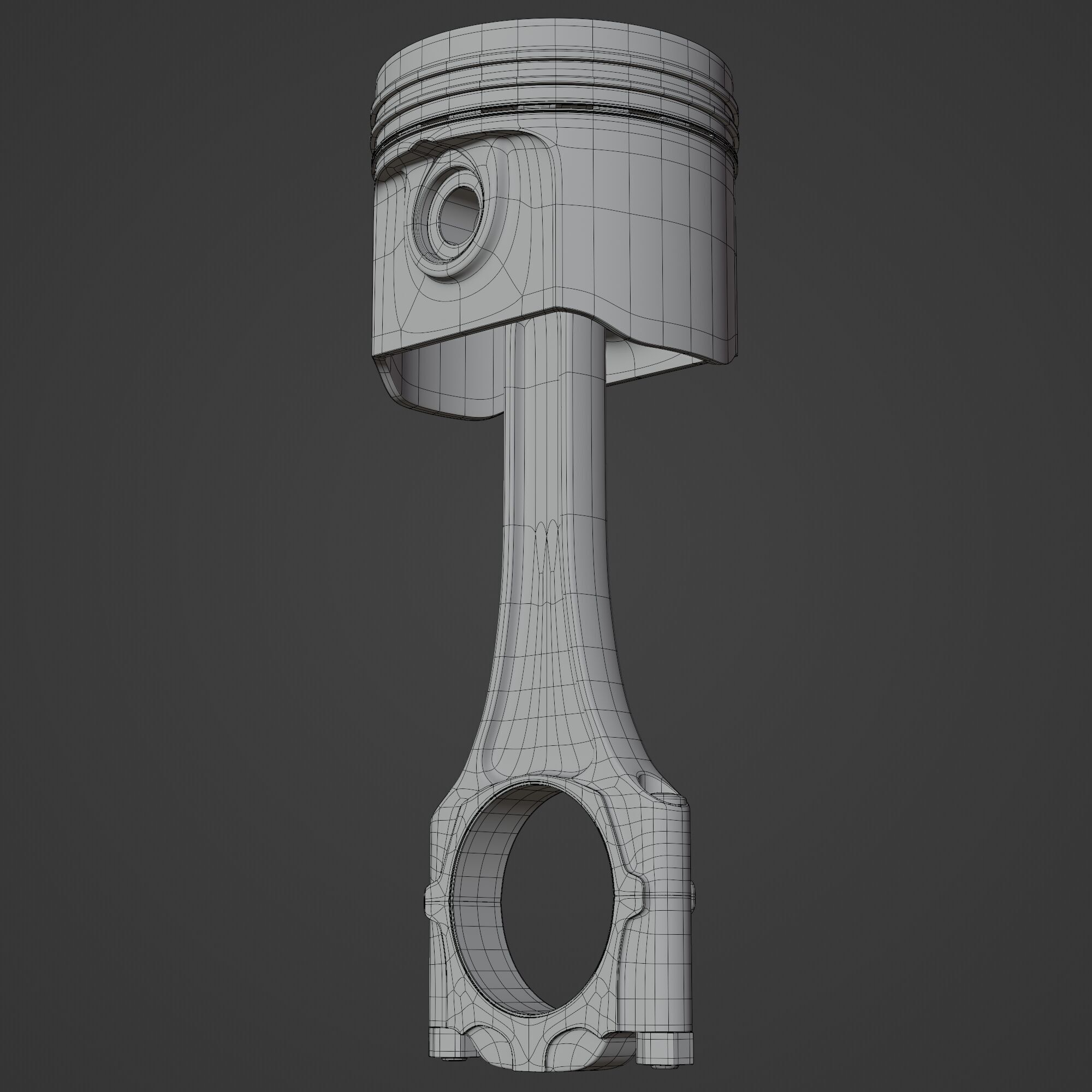 Engine Piston 3D model_11