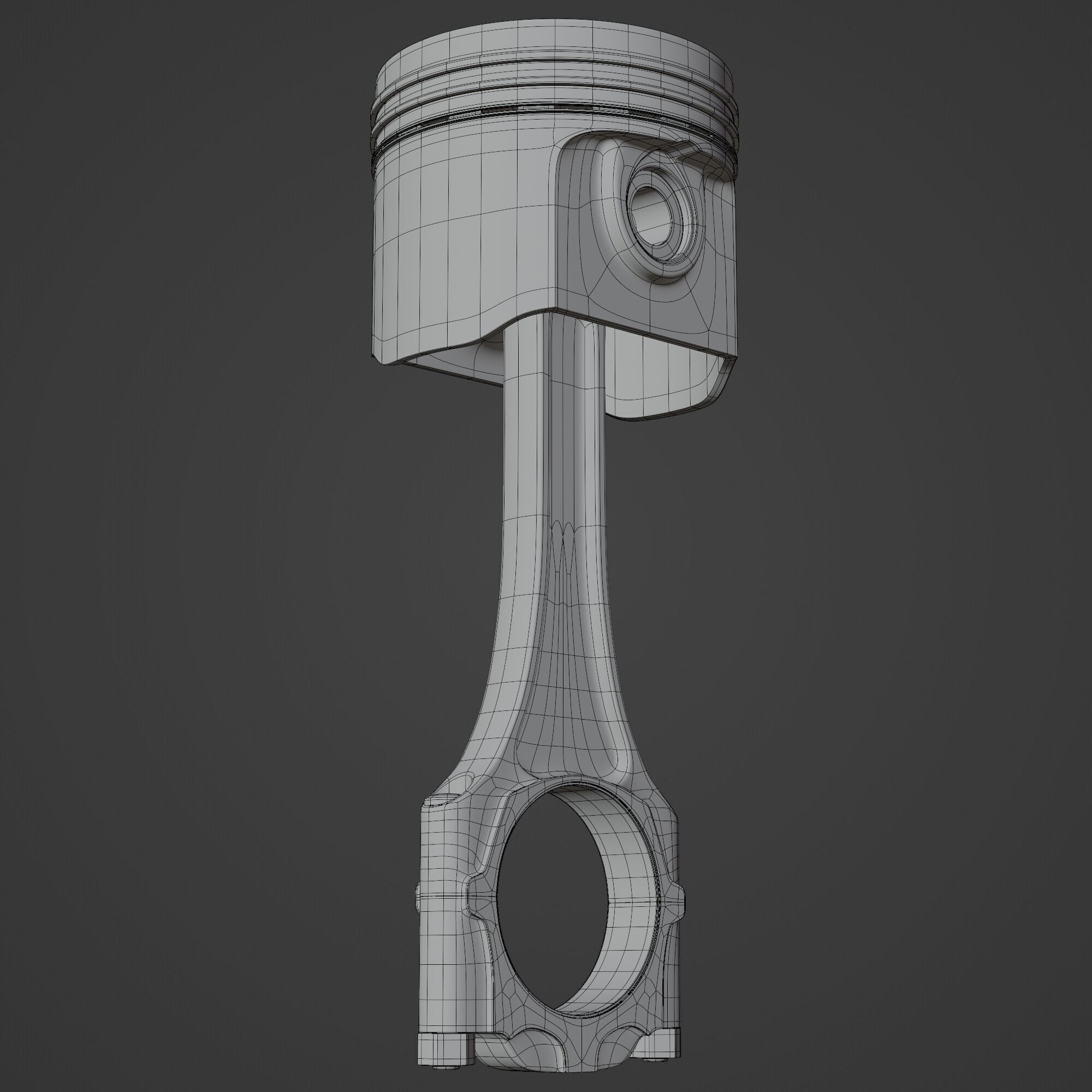 Engine Piston 3D model_9