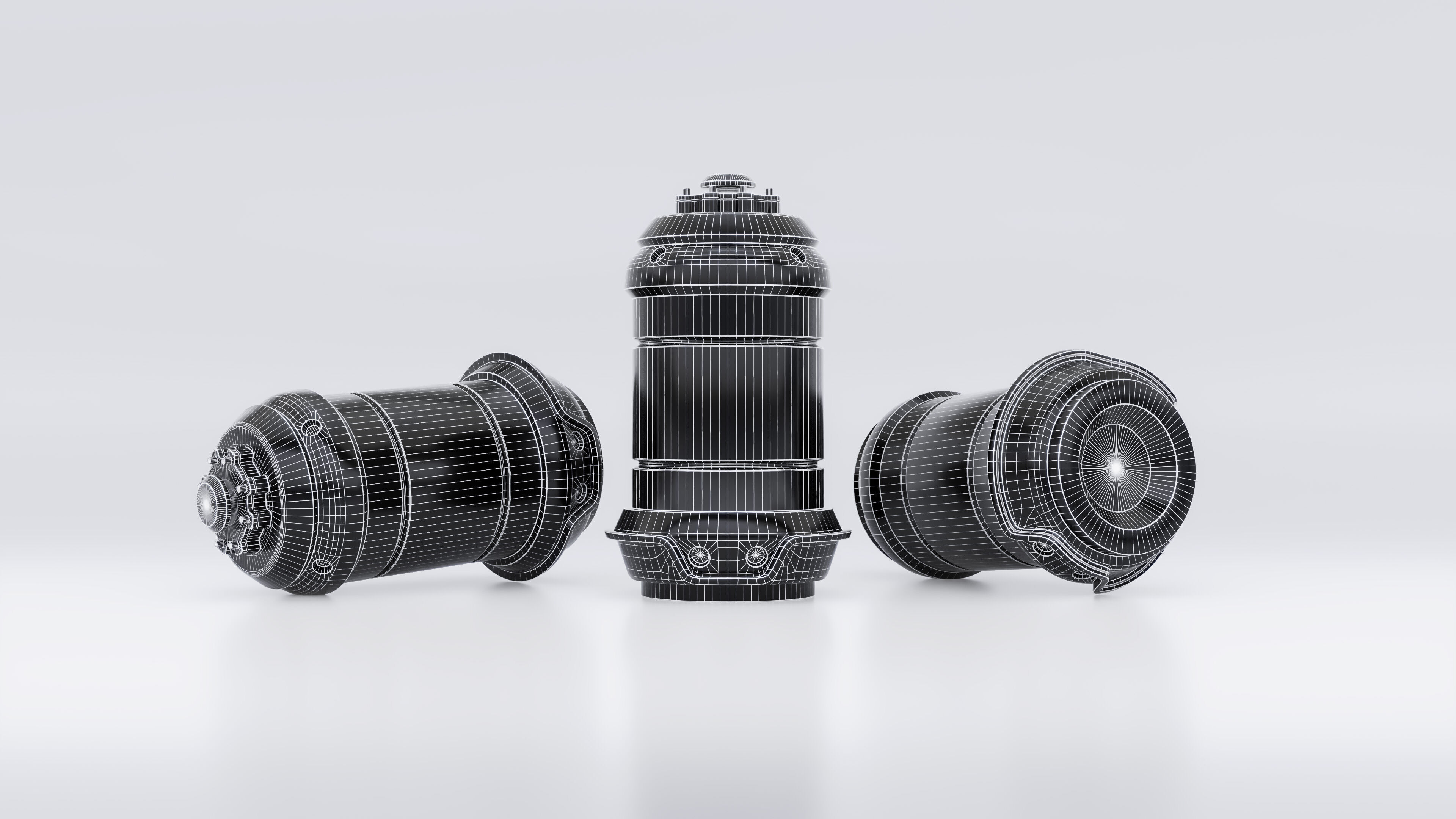 Sci-Fi Weapons Pack Low-poly 3D model_6