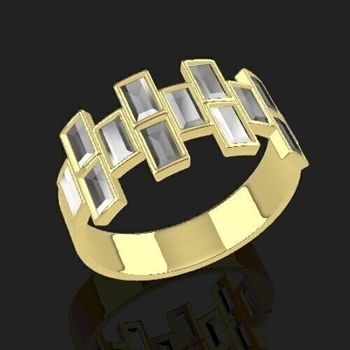 ring baguettes Free 3D print model
