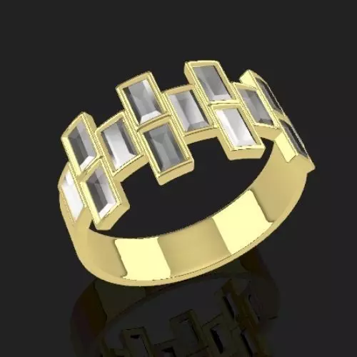 ring baguettes Free 3D print model