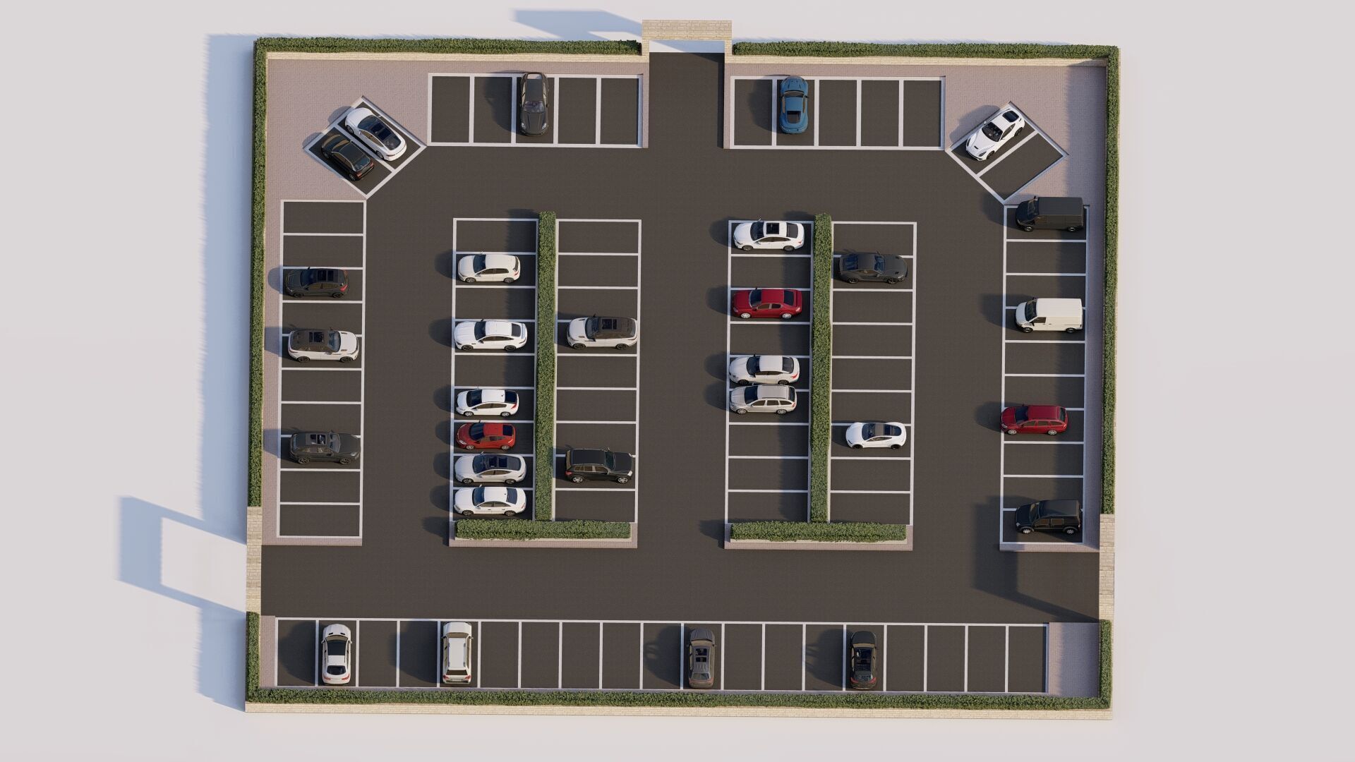 Parking-Parking Lot 3D model_15