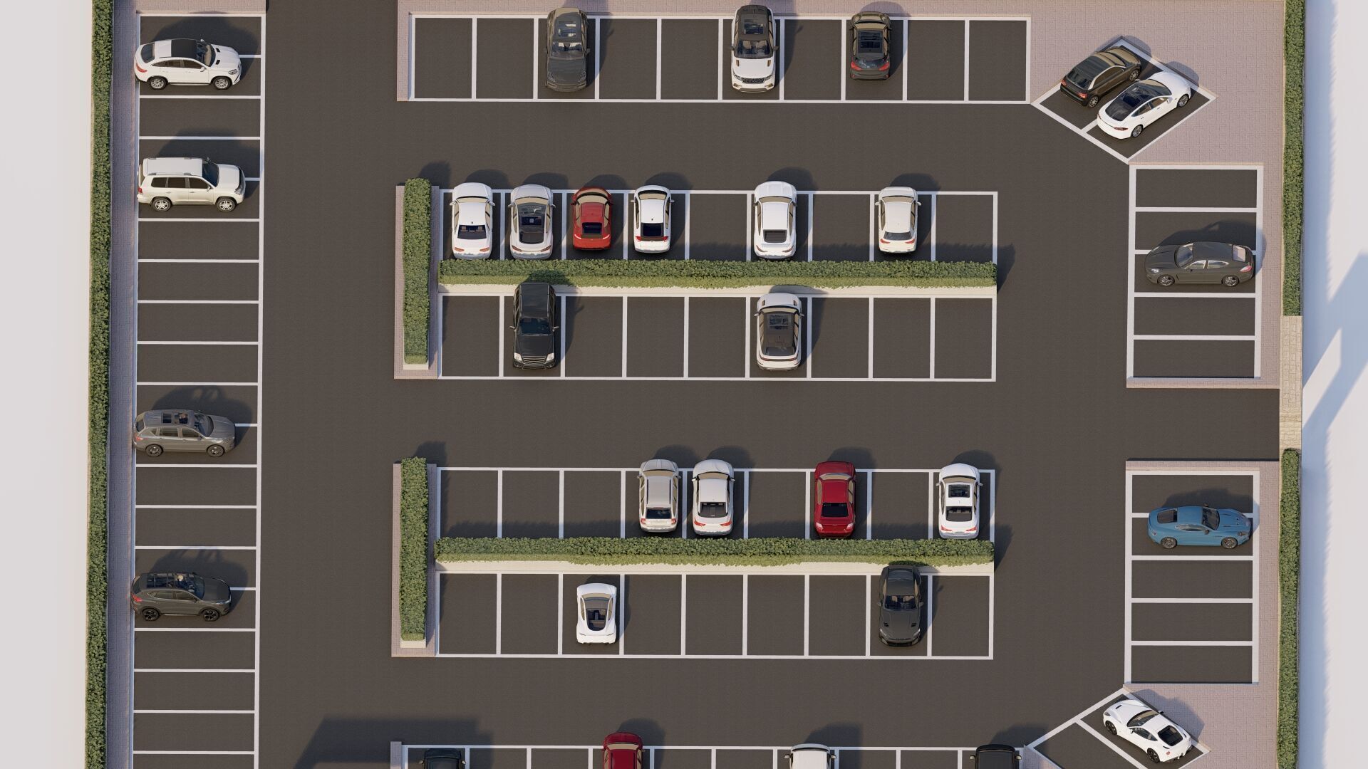 Parking-Parking Lot 3D model_13