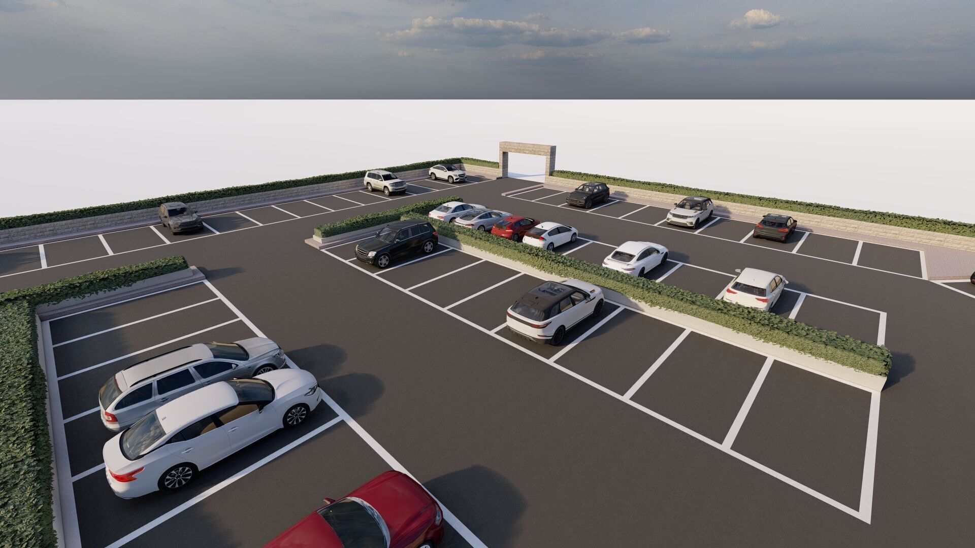 Parking-Parking Lot 3D model_10
