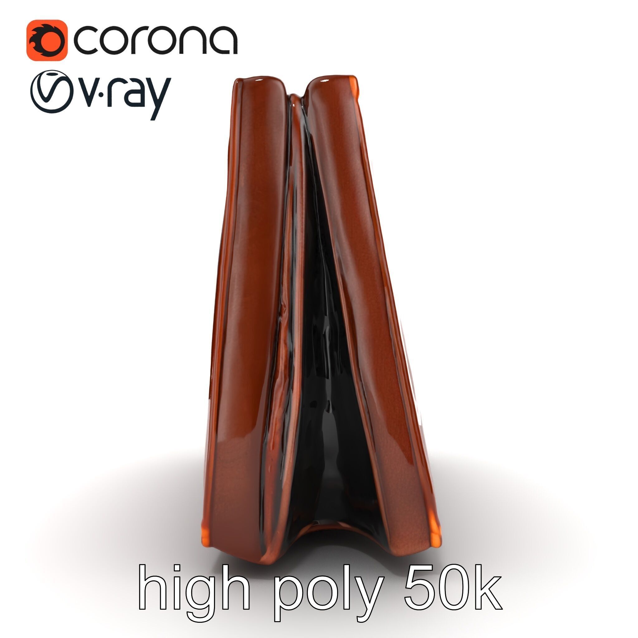 Luxury Leather Wallet Model Pack Low-poly 3D model_12