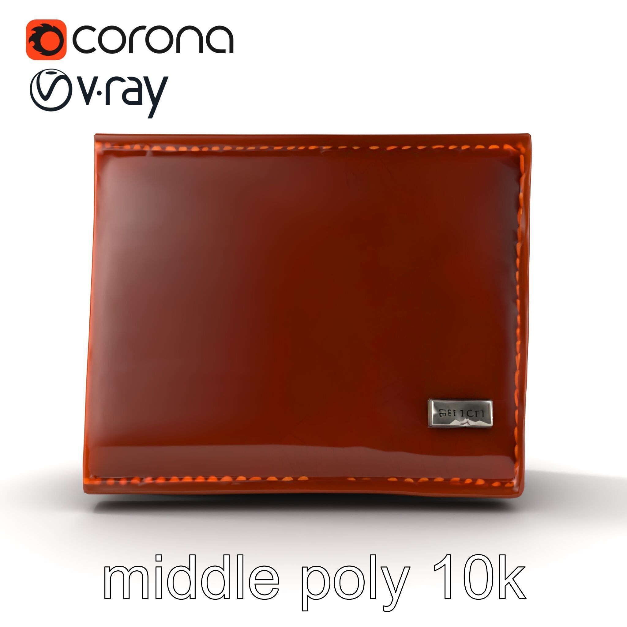 Luxury Leather Wallet Model Pack Low-poly 3D model_27