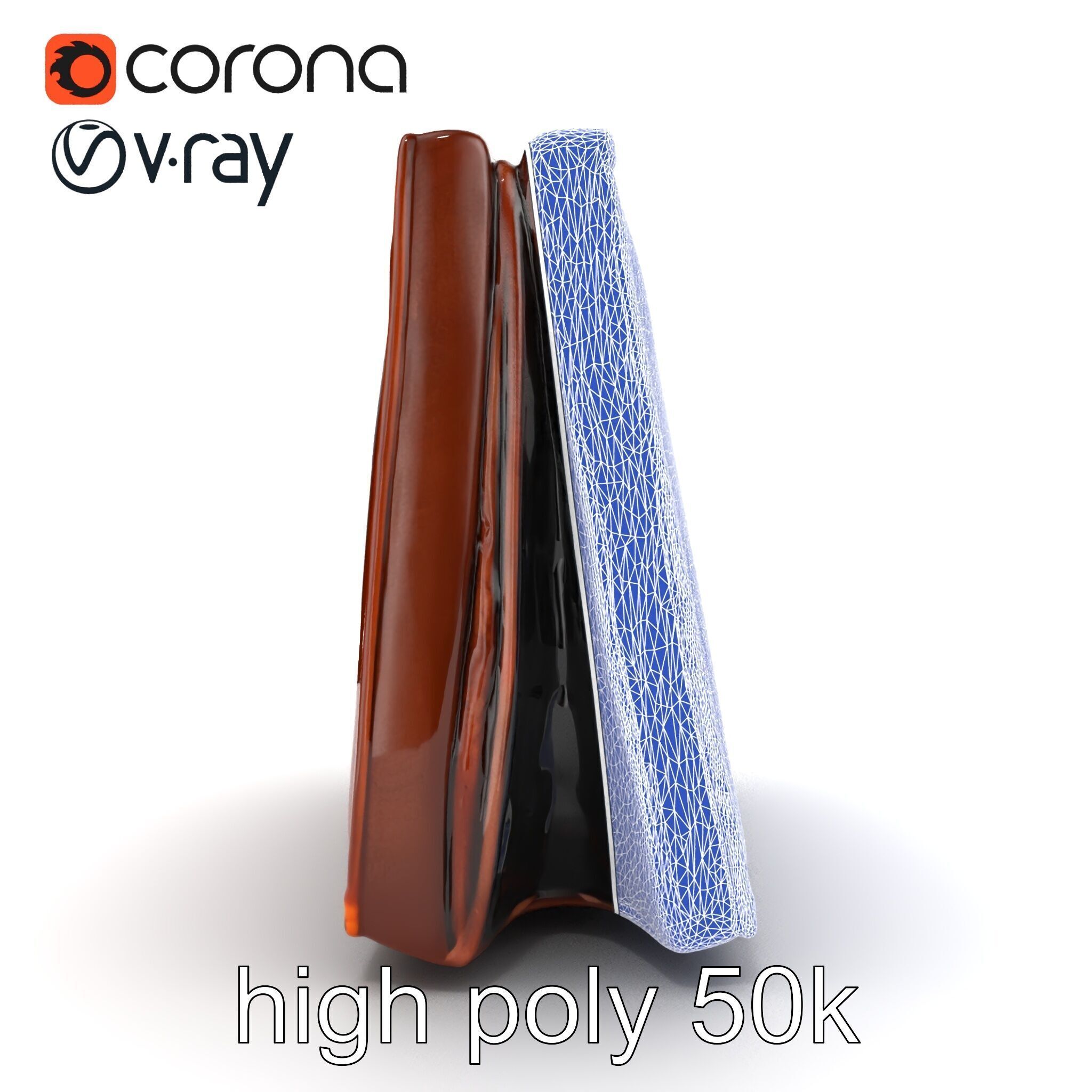 Luxury Leather Wallet Model Pack Low-poly 3D model_28