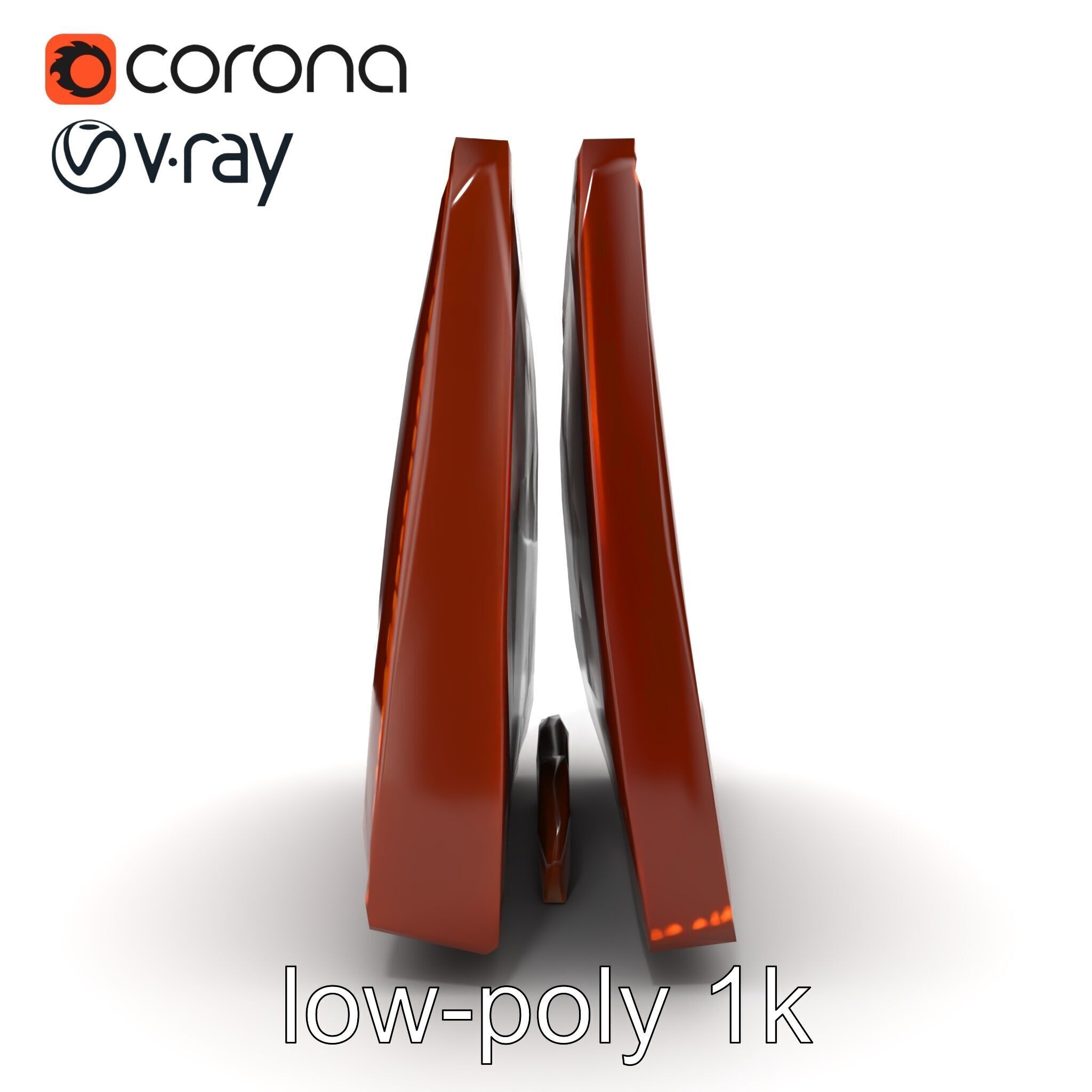 Luxury Leather Wallet Model Pack Low-poly 3D model_22