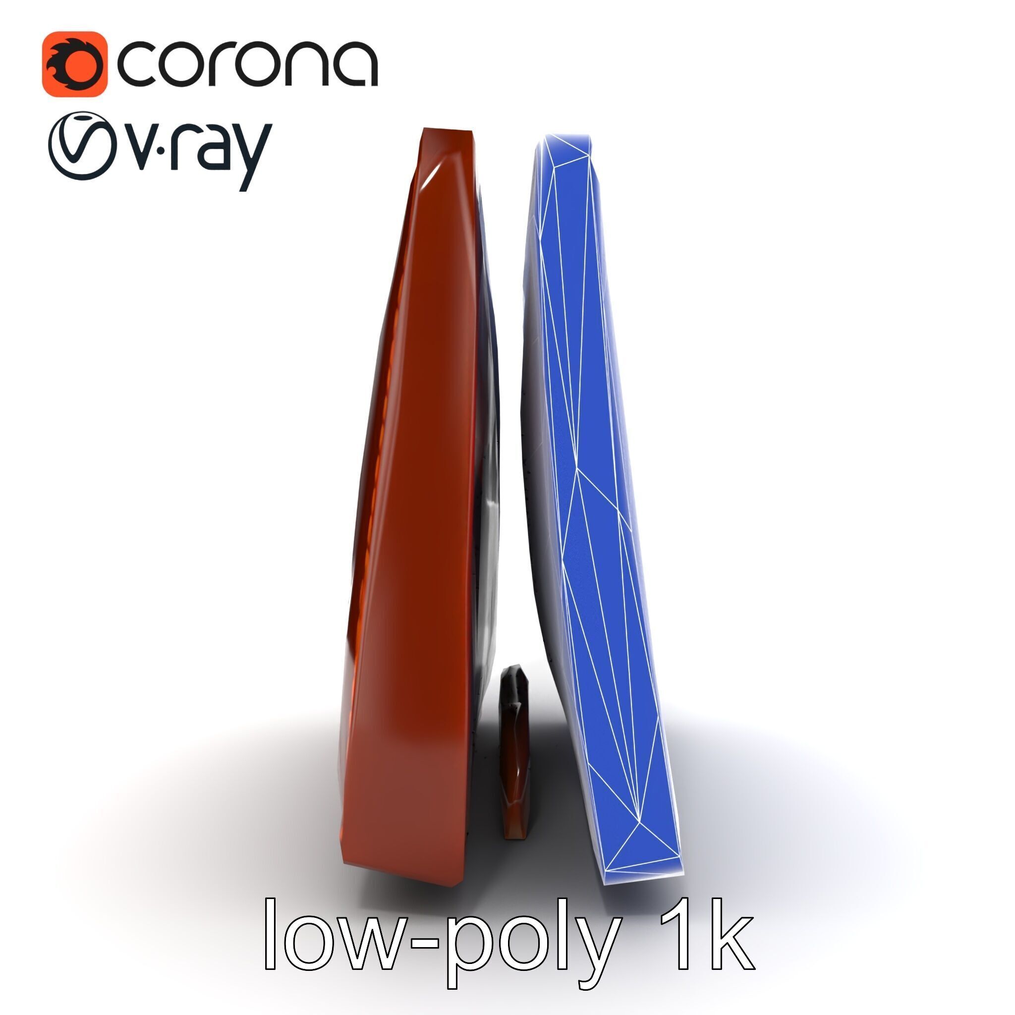 Luxury Leather Wallet Model Pack Low-poly 3D model_17