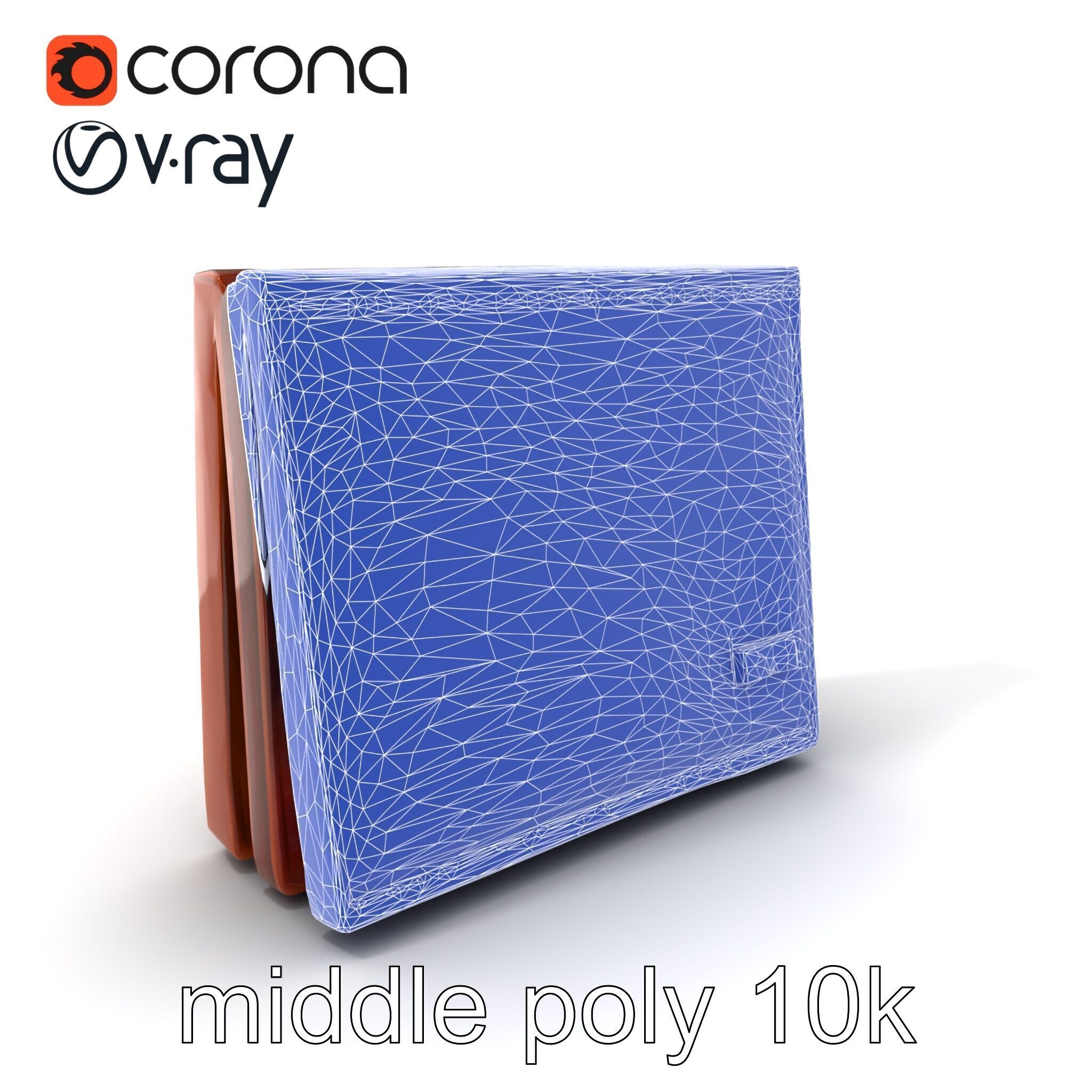 Luxury Leather Wallet Model Pack Low-poly 3D model_6