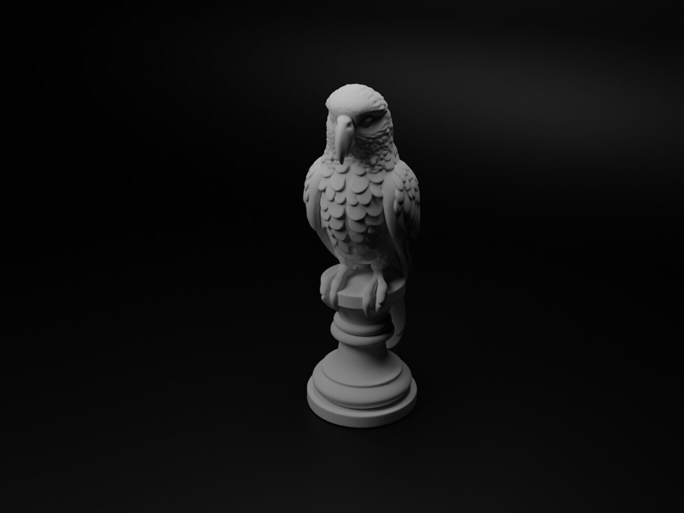parrot Animal Chess 3D print model_1