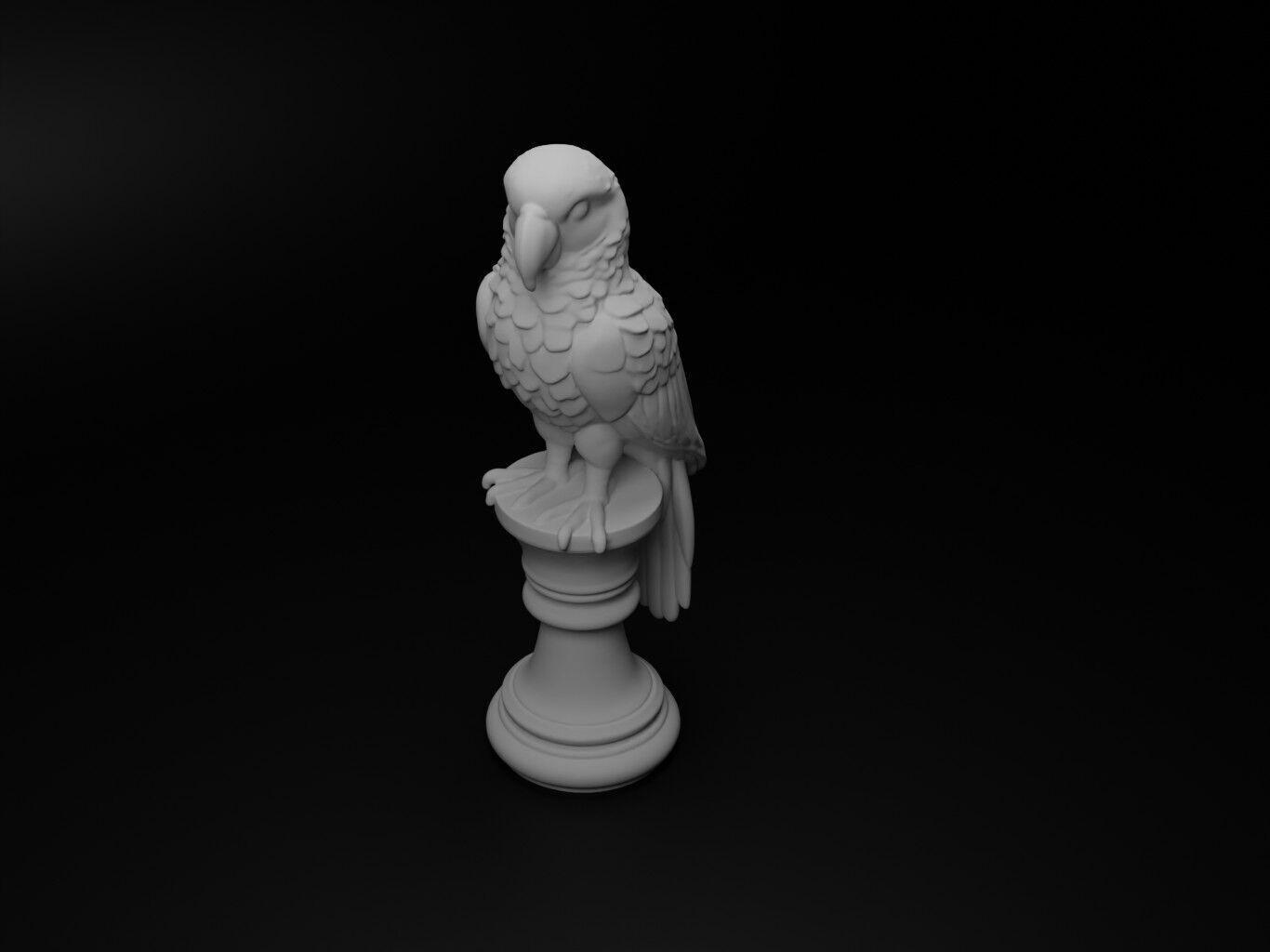 parrot Animal Chess 3D print model_2