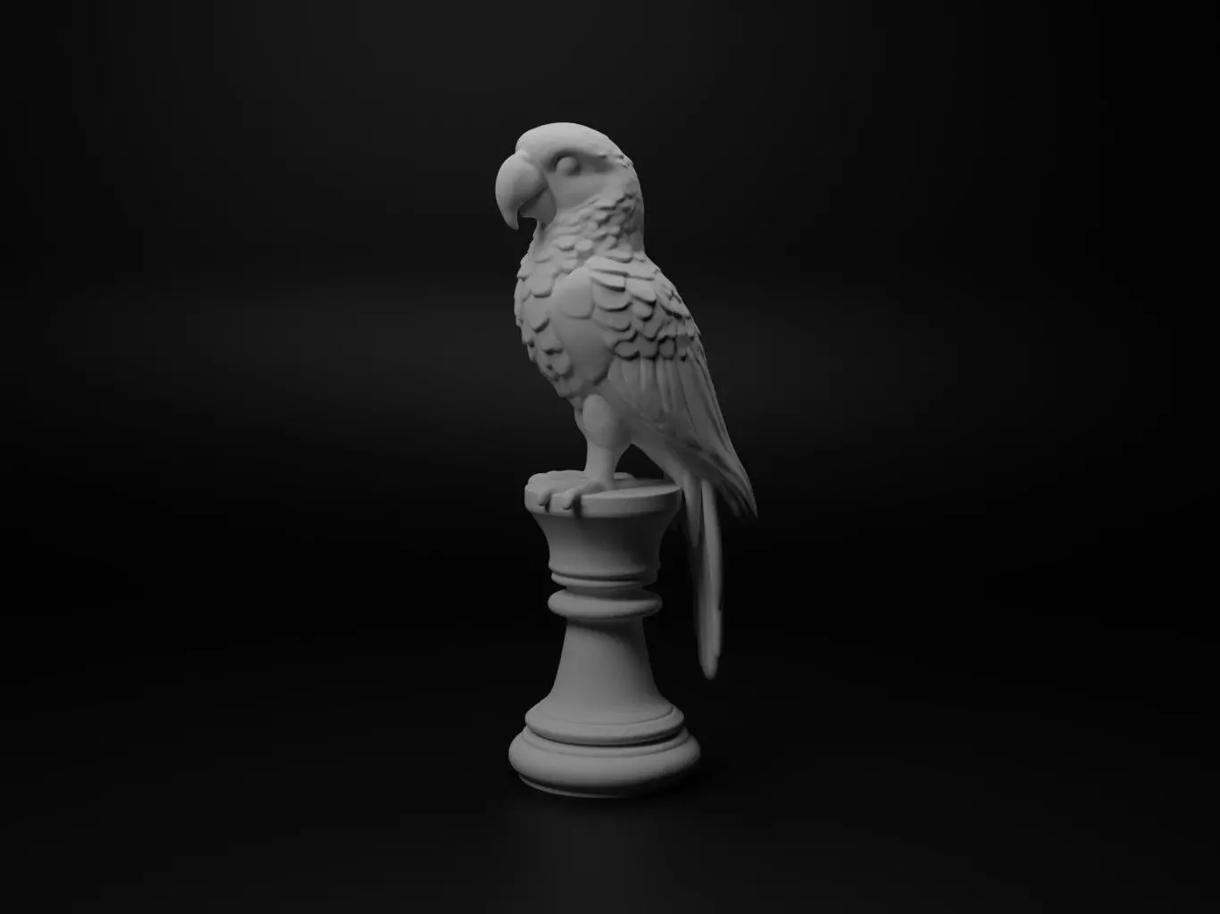 parrot Animal Chess 3D print model_0