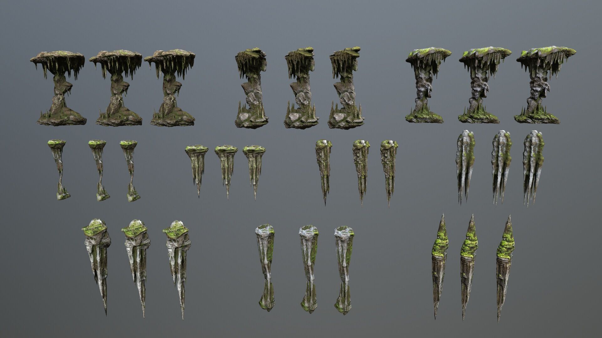 cave rocks 1 Low-poly 3D model_21