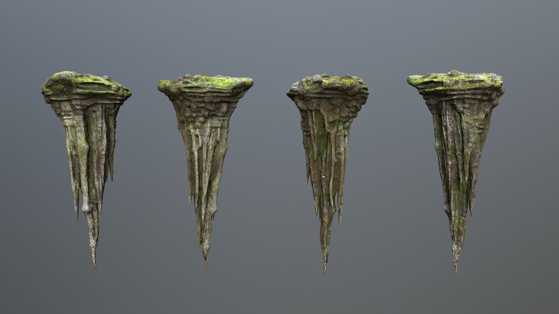 cave rocks 1 Low-poly 3D model_5