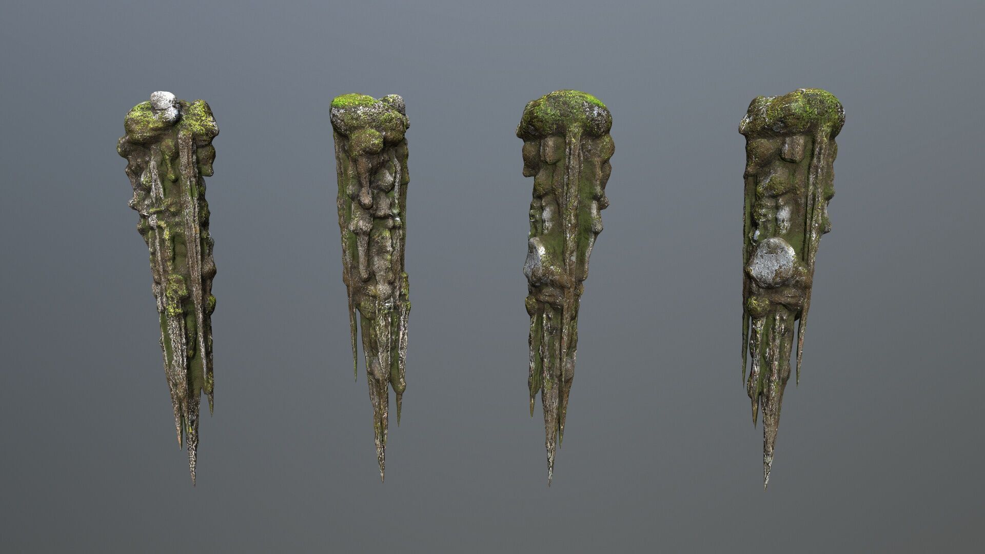 cave rocks 1 Low-poly 3D model_10