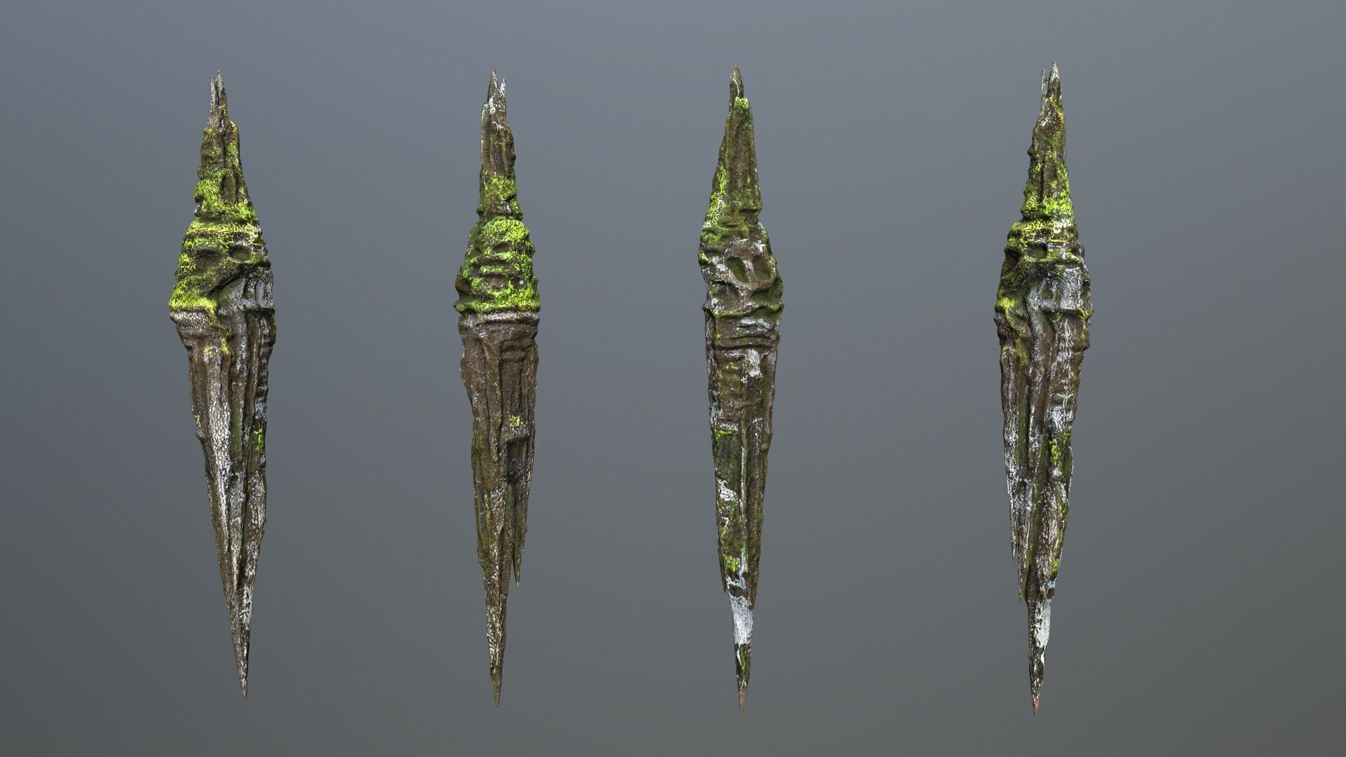 cave rocks 1 Low-poly 3D model_9