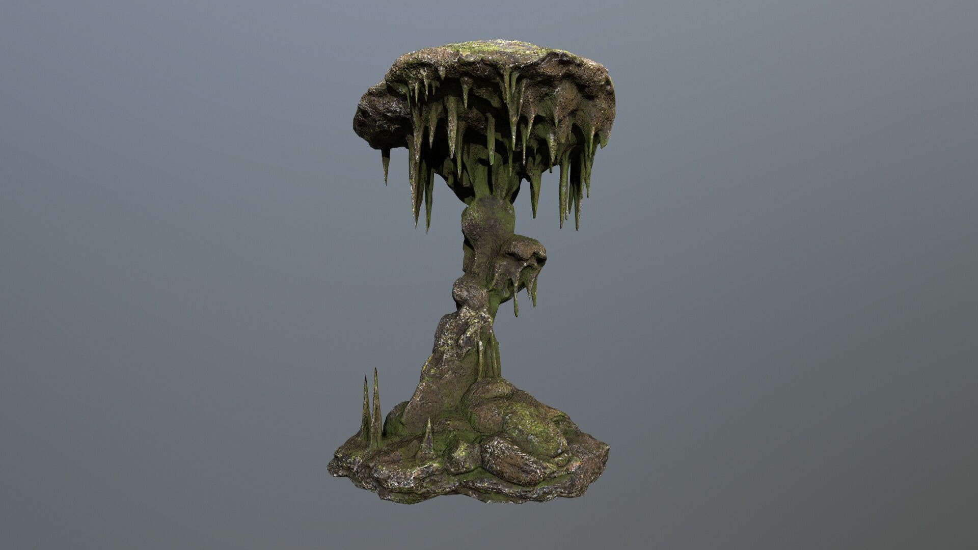 cave rocks 1 Low-poly 3D model_11