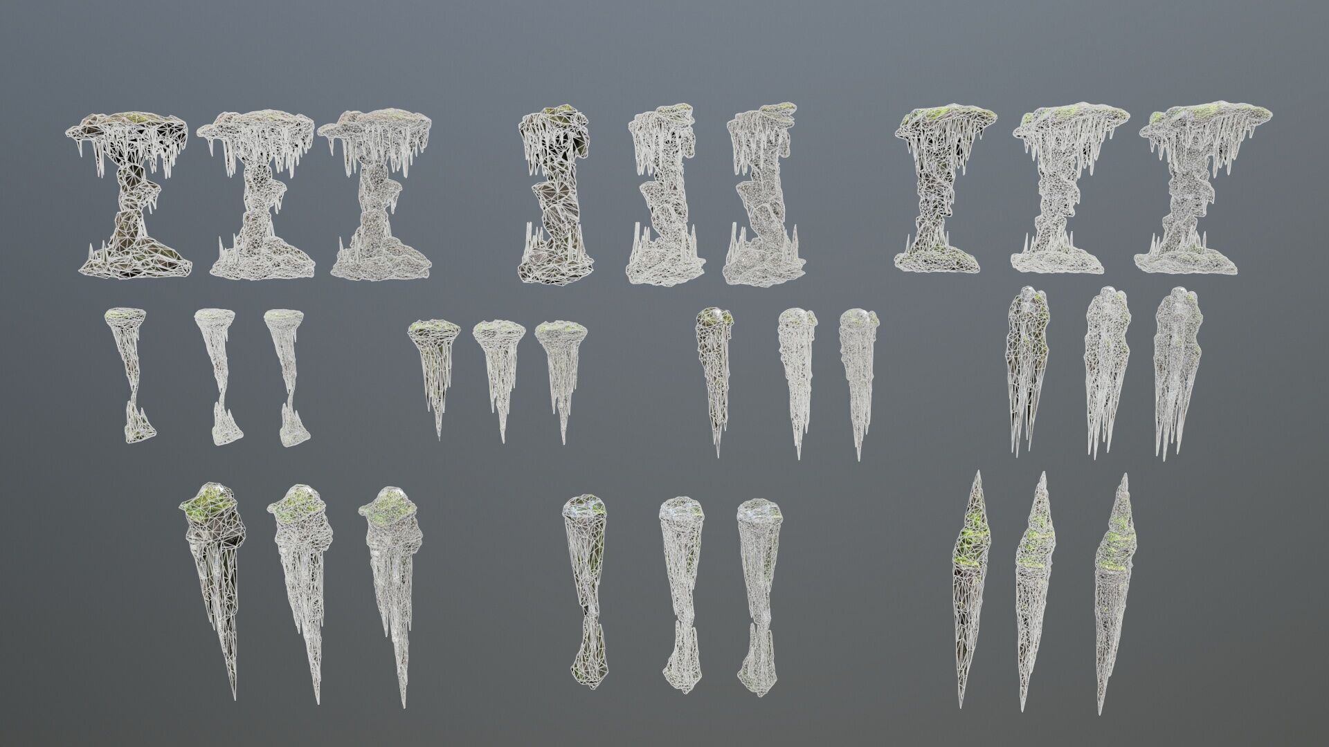 cave rocks 1 Low-poly 3D model_22