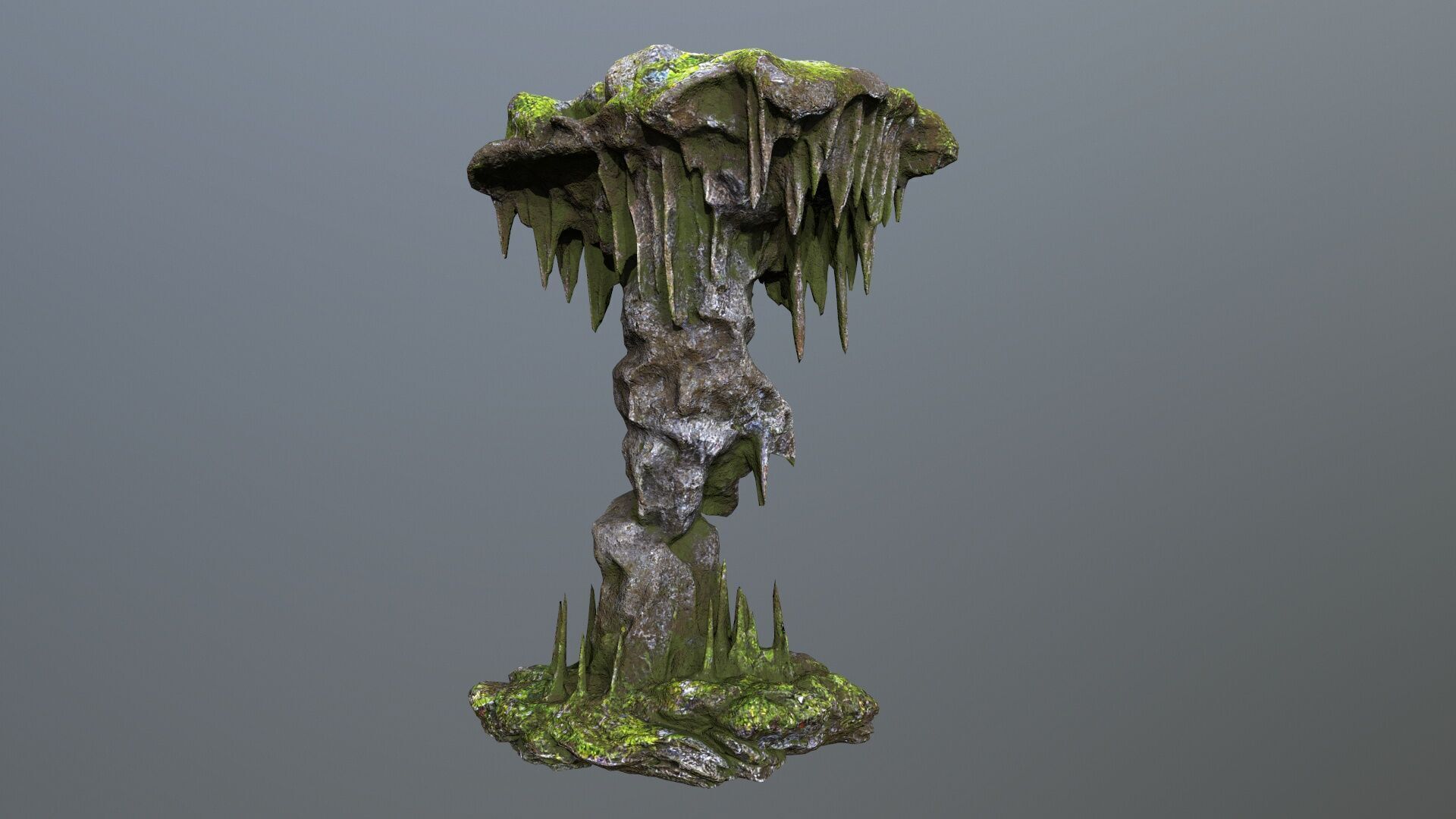 cave rocks 1 Low-poly 3D model_13