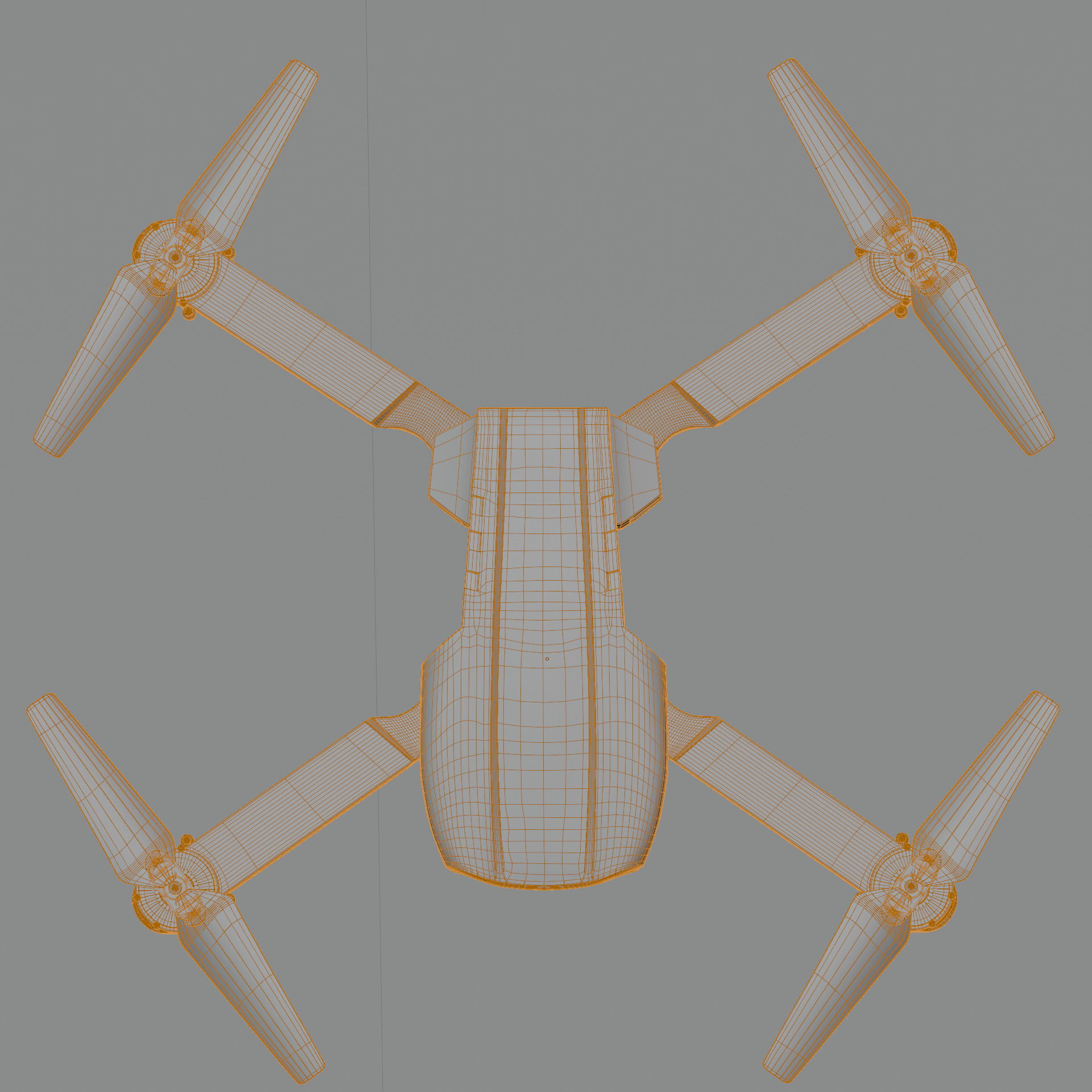 Drone with Camera 1080P HD FPV Foldable Drone for Kids Low-poly 3D model_23