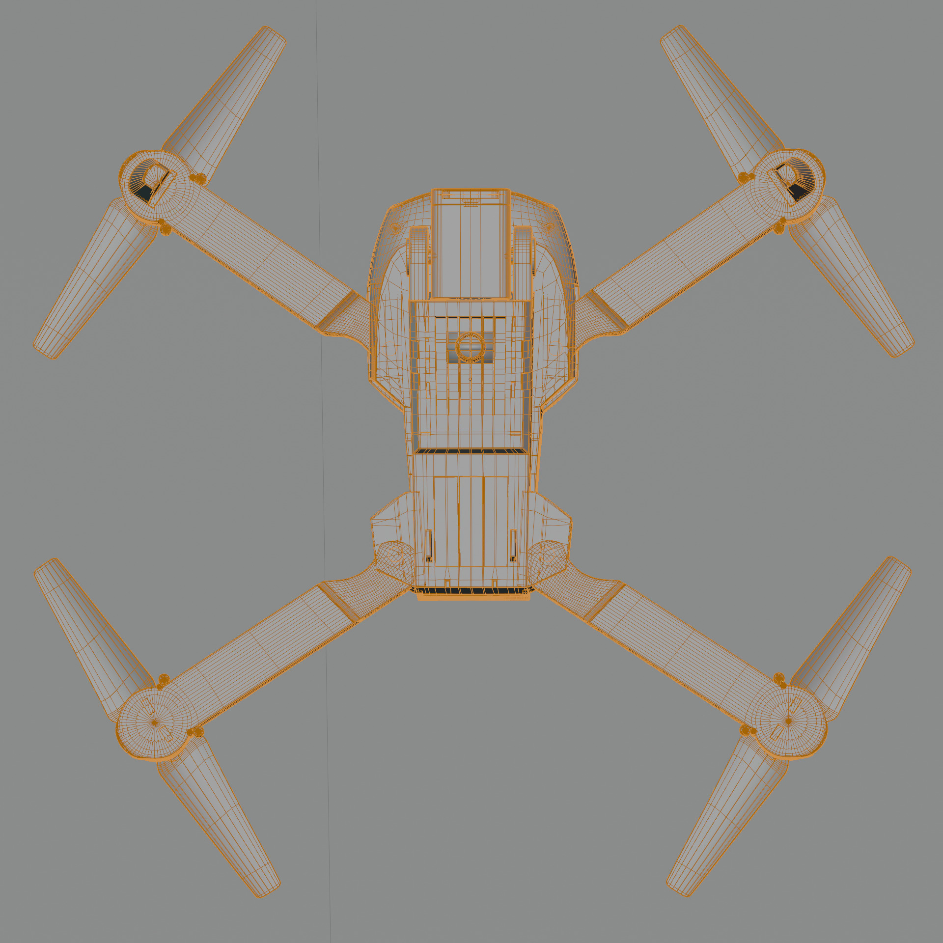 Drone with Camera 1080P HD FPV Foldable Drone for Kids Low-poly 3D model_24